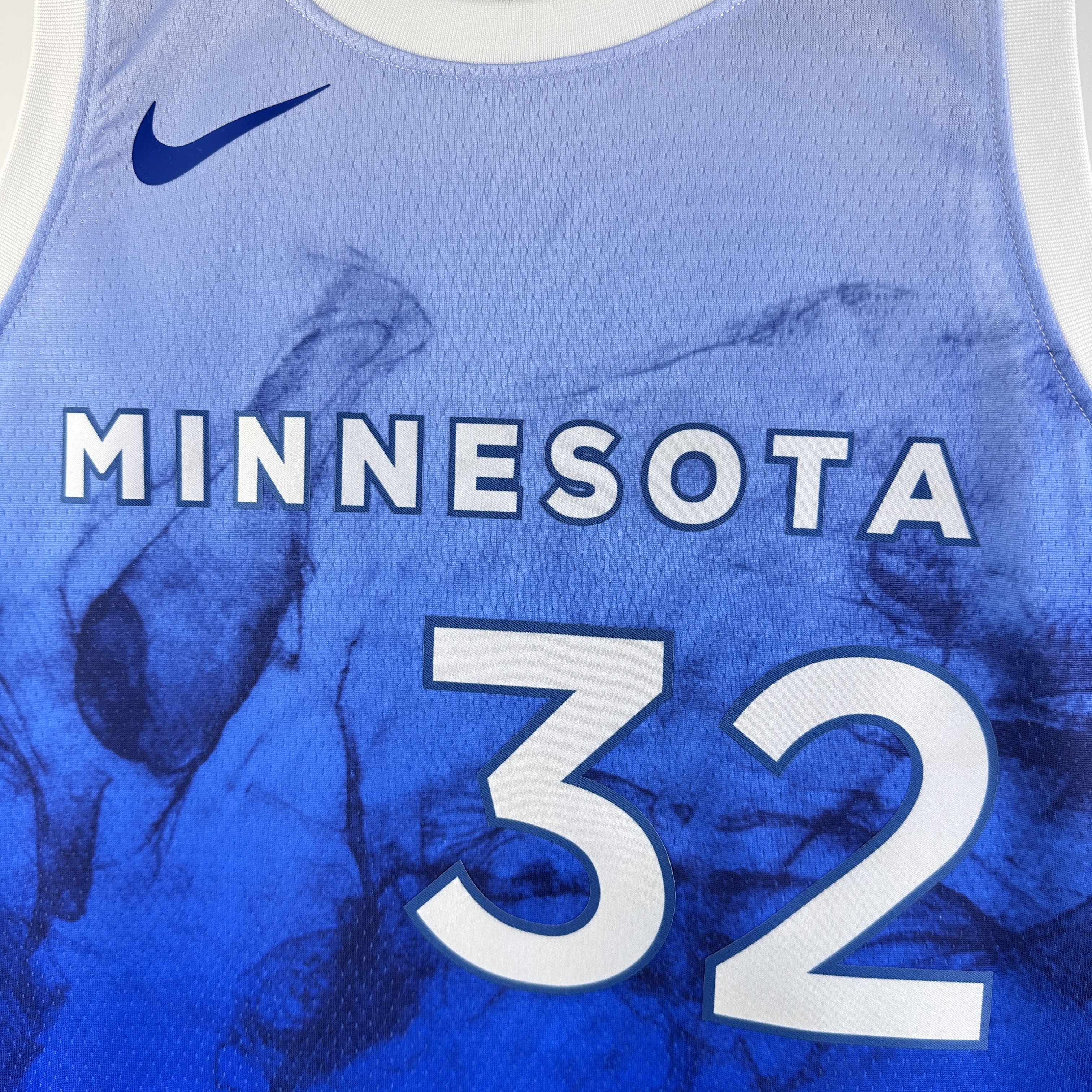 NBA Men 2024 Minnesota Timberwolves City Edition Blue #32 TOWNS Jersey High Quality Name and Number Print - leoleo123123