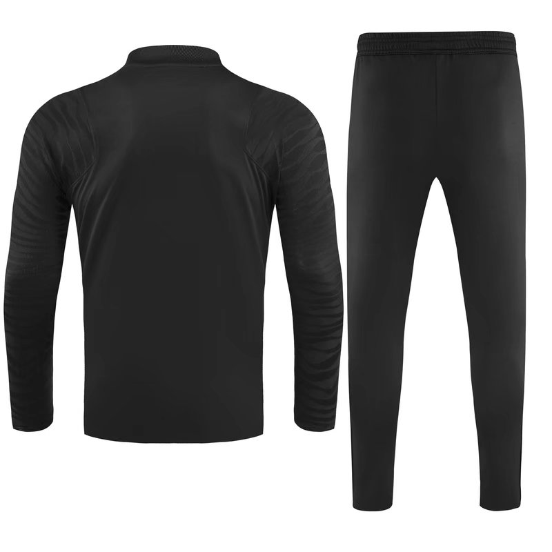 21-22 Barcelona Kids Black Sweater Tracksuit Thai Quality - leoleo123123