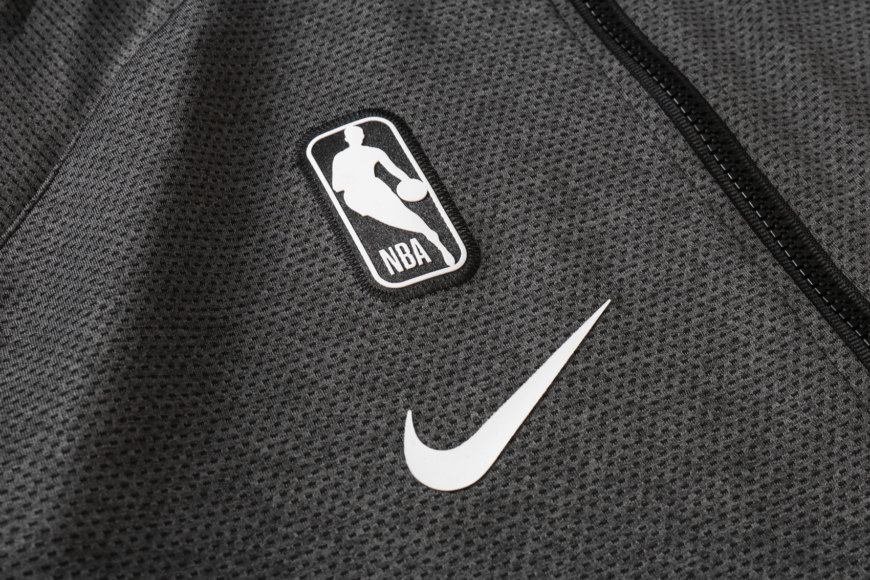 NBA Brooklyn Nets Dark Grey with Cap Jacket Tracksuit High Quality - leoleo123123