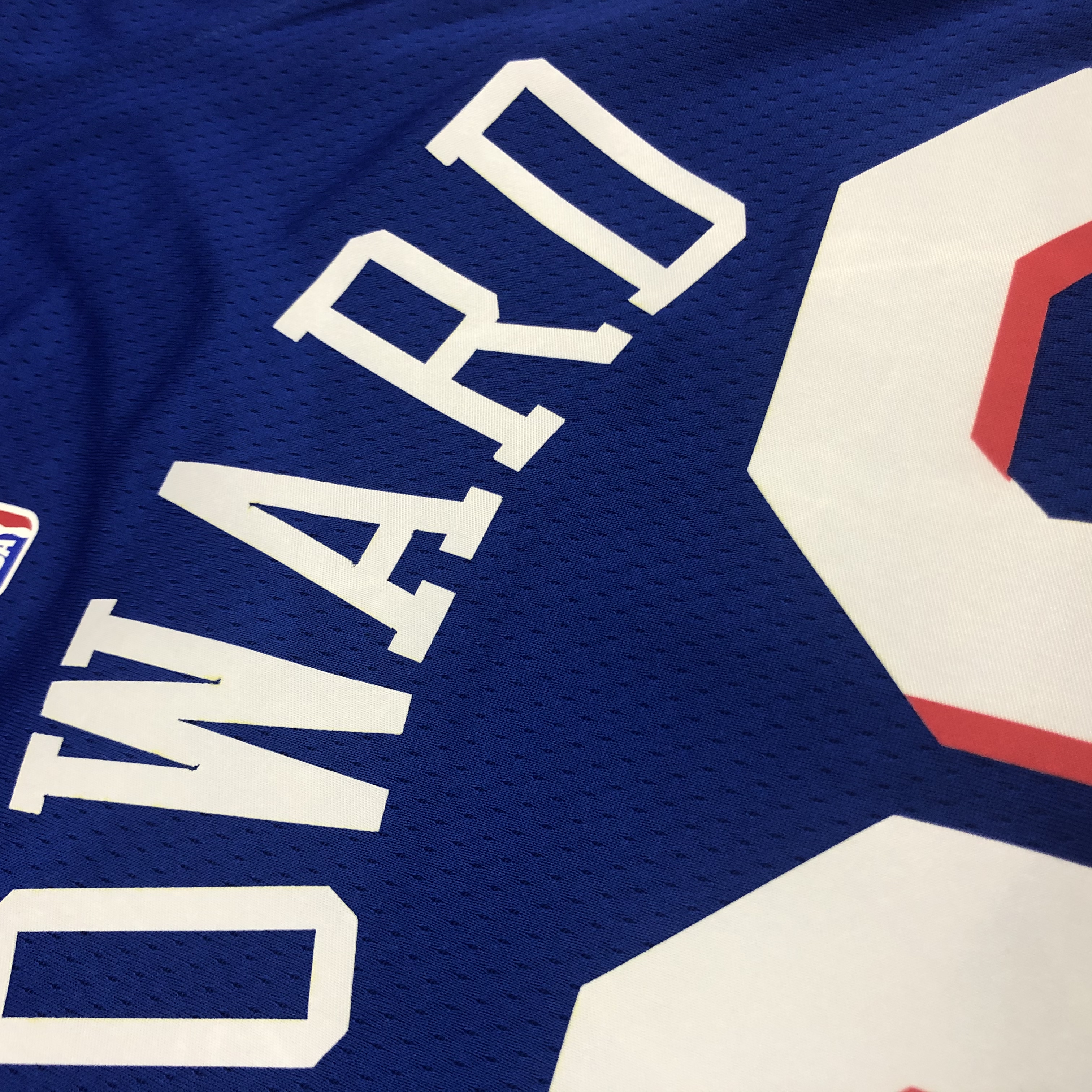 NBA Men Philadelphia 76ers Blue #39 HOWARD Jersey High Quality Name and Number Print - leoleo123123
