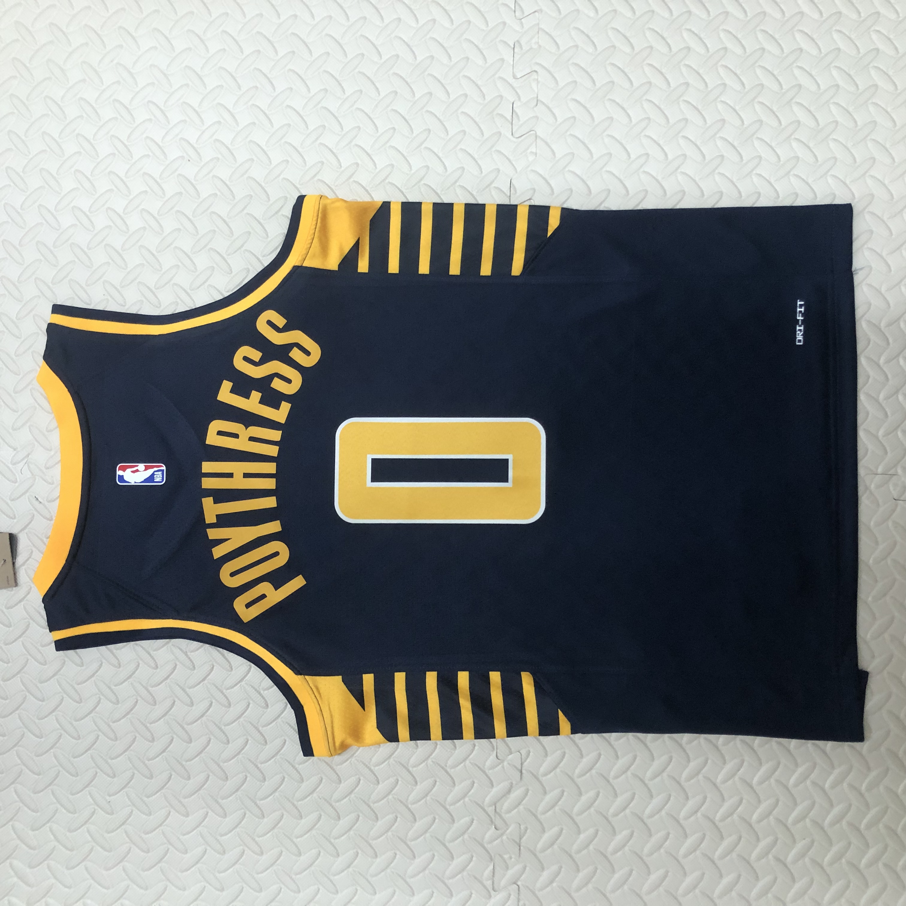 NBA Men Season 2023 Indiana Pacers Black #0 POYTHRESS Jersey High Quality Name and Number Print - leoleo123123