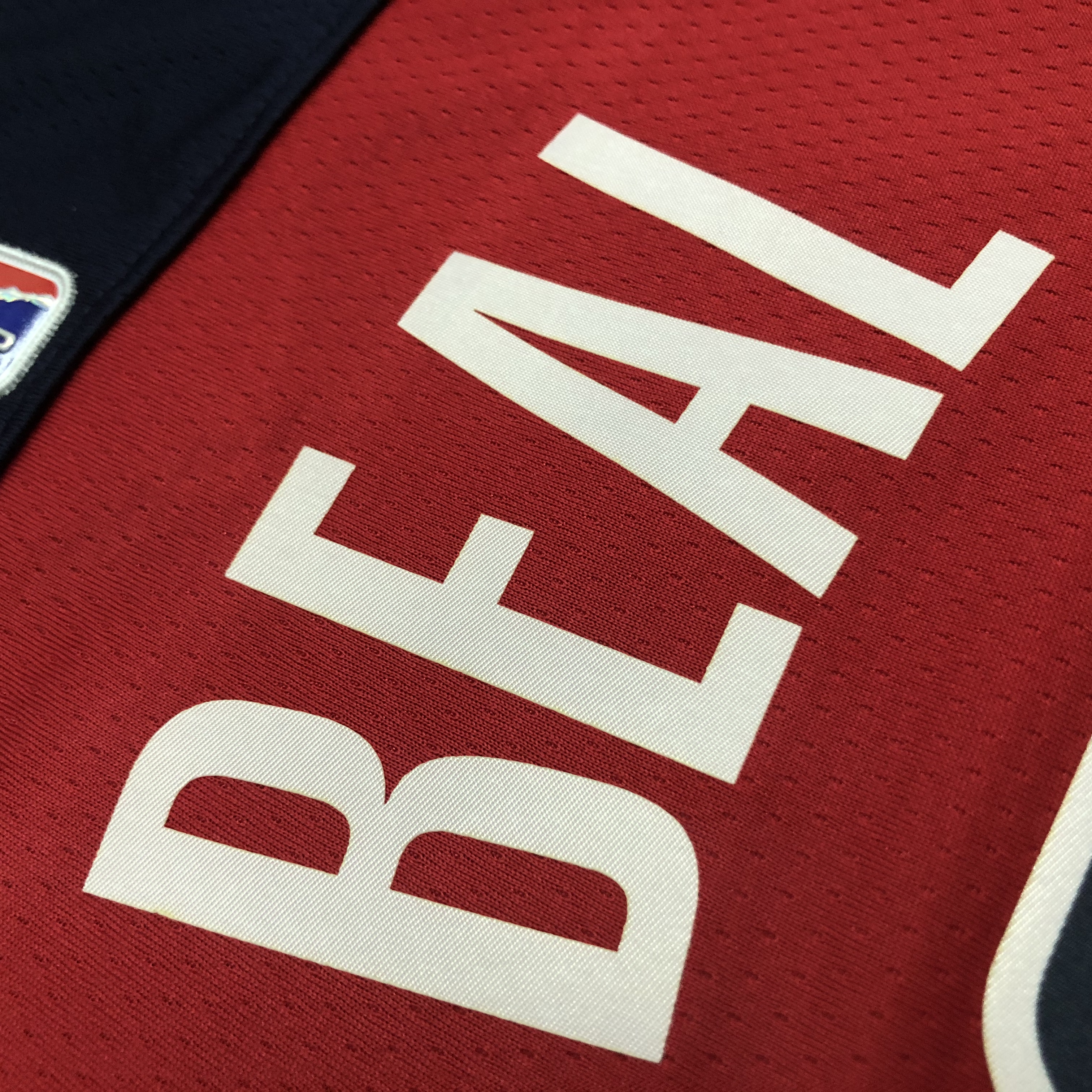 NBA 75th Anniversary Men Washington Wizards Red #3 BEAL Jersey High Quality Name and Number Print - leoleo123123