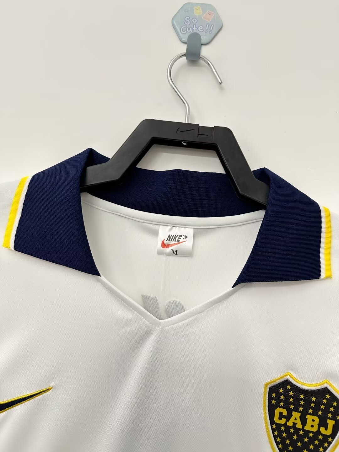 96/97 Boca Away Retro Soccer Jersey Thai Quality - leoleo123123