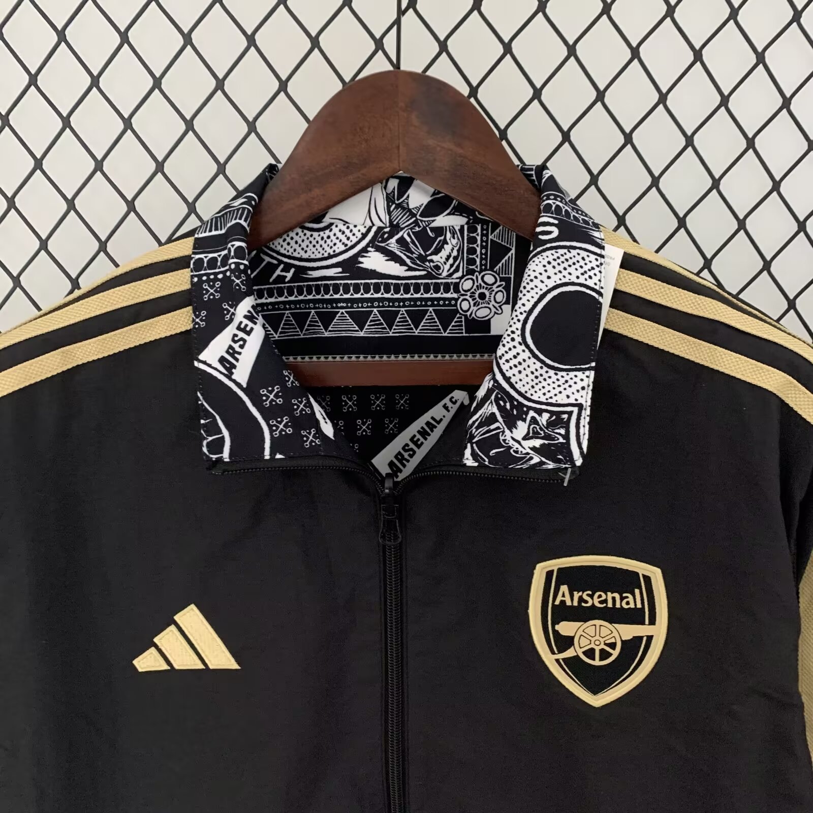 23/24 Arsenal Windbreaker Jacket two-sided Jacket Thai Quality - leoleo123123