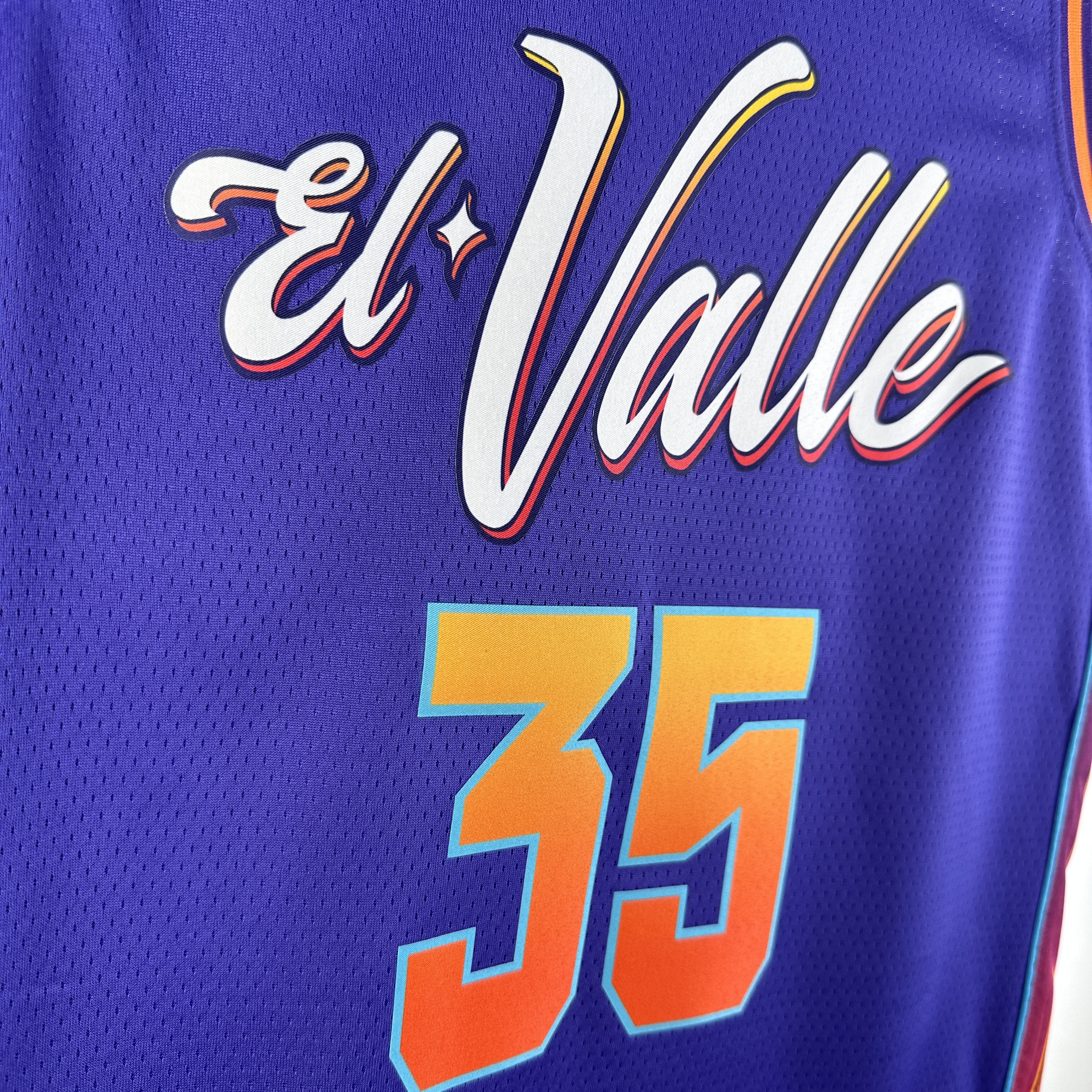 NBA Men 2024 Phoenix Suns Purple City Edition #35 DURANT Jersey High Quality Name and Number Print - leoleo123123