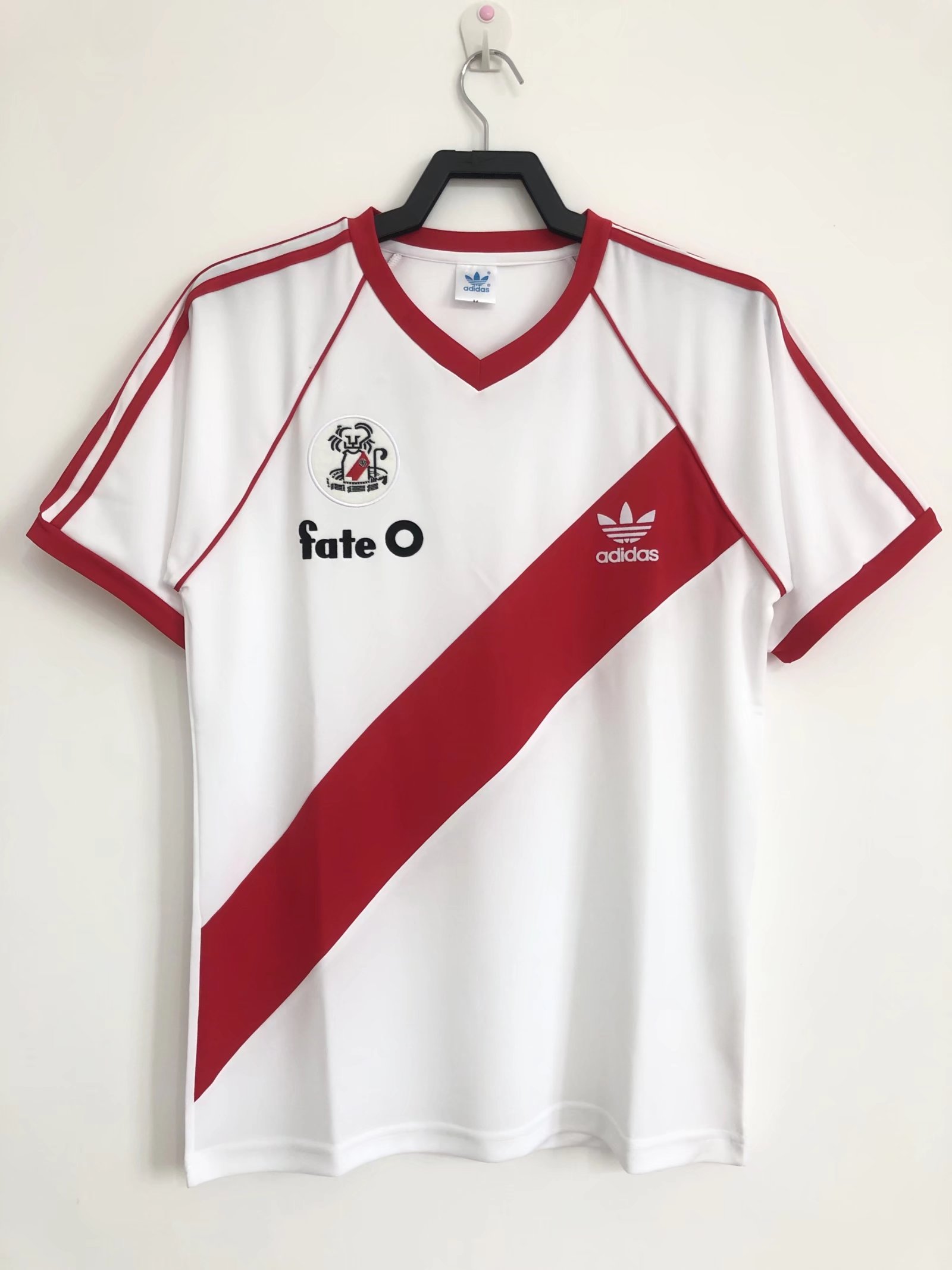 1986 River Plate Home Retro Jersey - leoleo123123