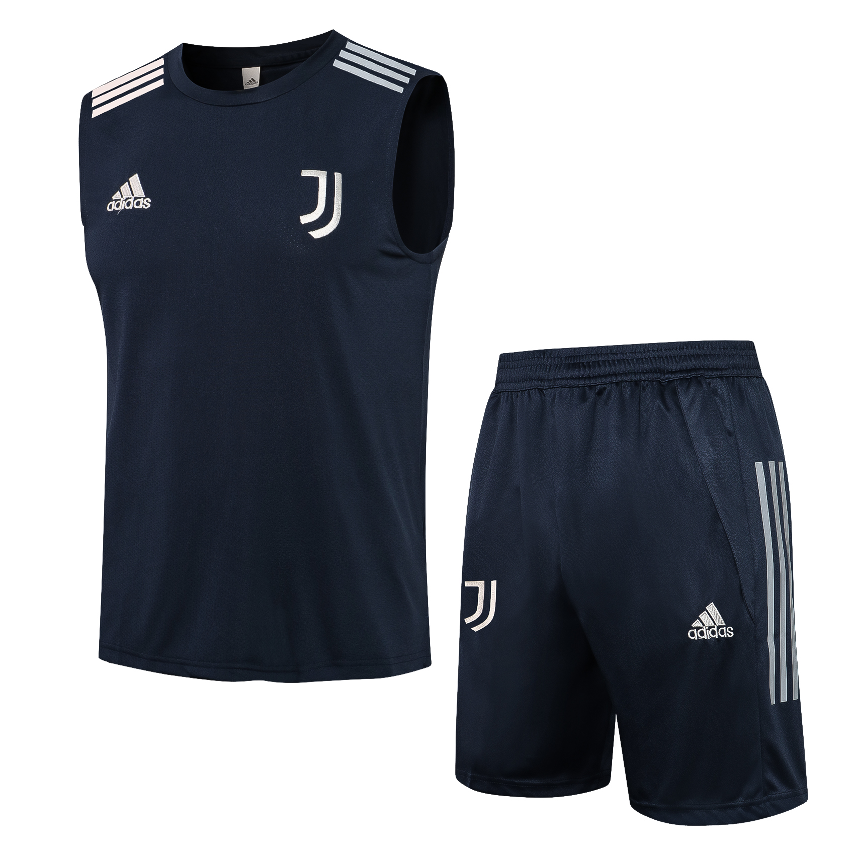 21/22 Juventus Royal Blue Vest Training Set--Vest and Short Pant Training Tracksuit - leoleo123123