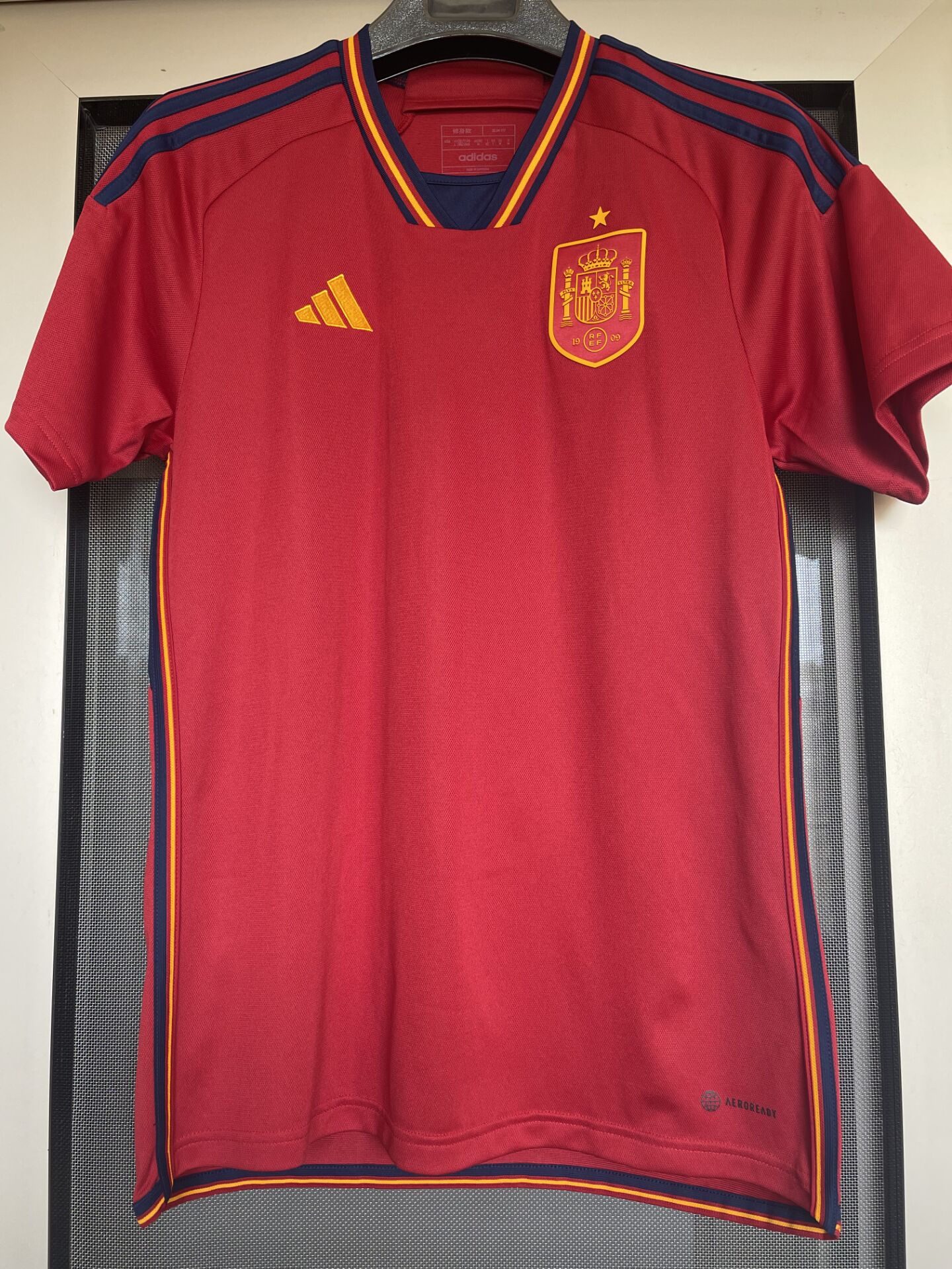 22/23 Spain Home World Cup Soccer Jersey Fans Version 1:1 Quality - leoleo123123