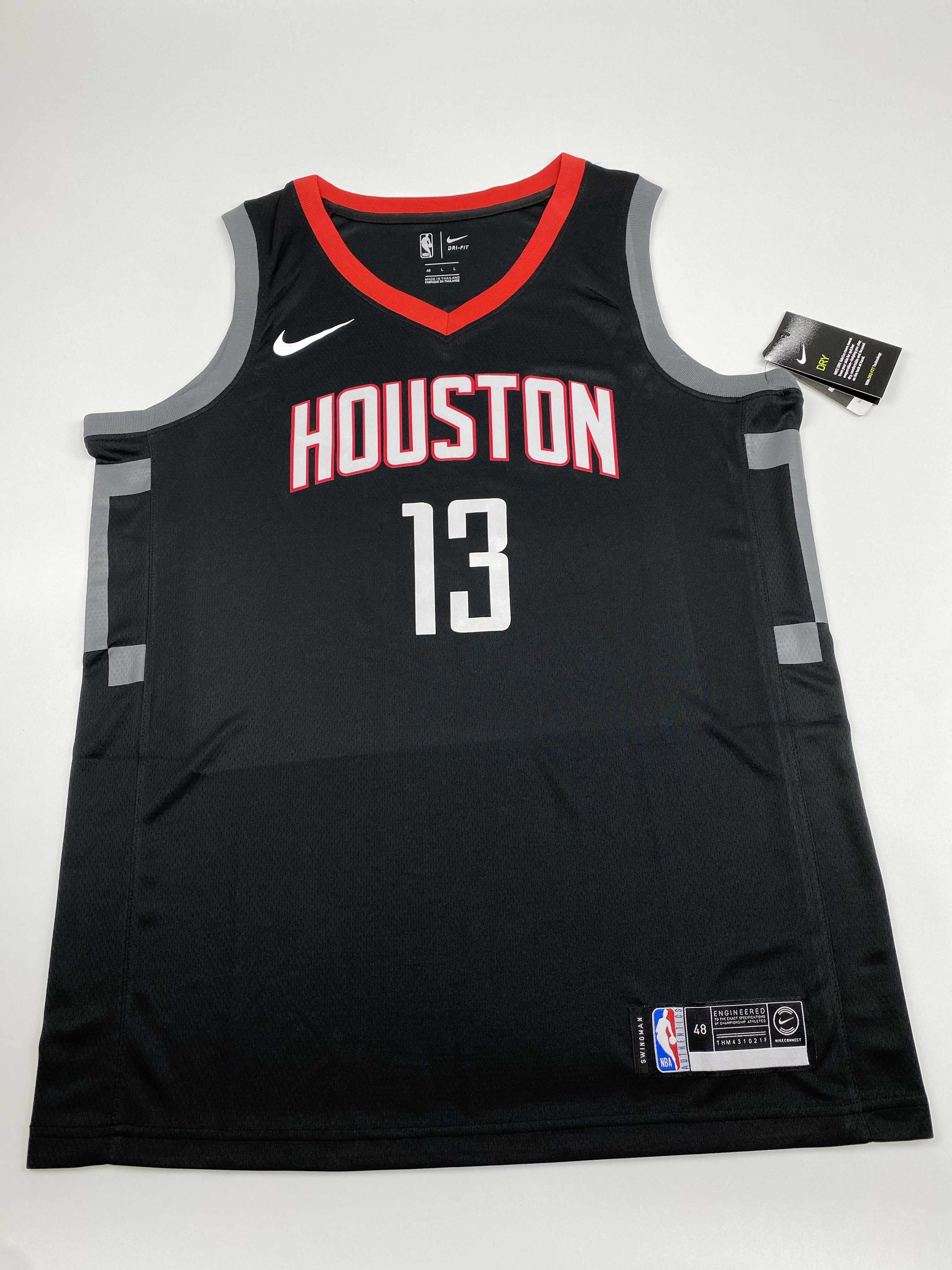 NBA Men Houston Rockets Black #13 HARDEN Jersey High Quality Name and Number Print - leoleo123123