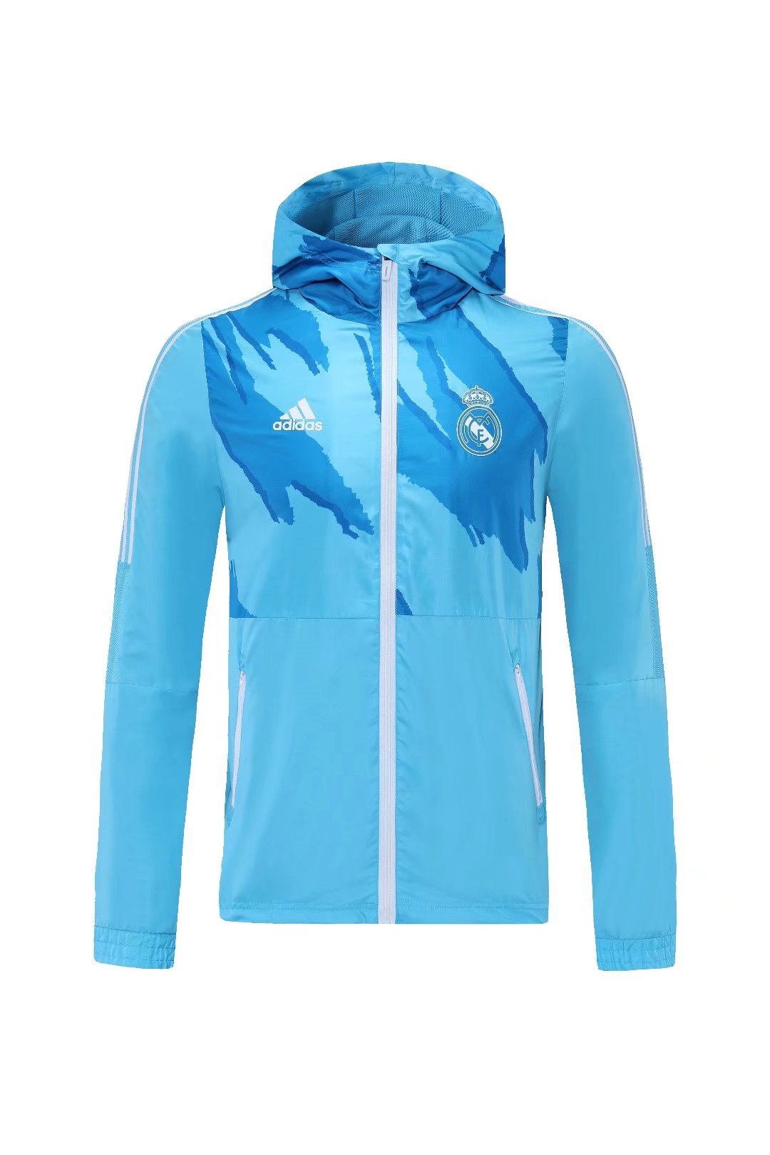 21-22 Real Madrid Blue Windbreaker Jacket Thai Quality - leoleo123123