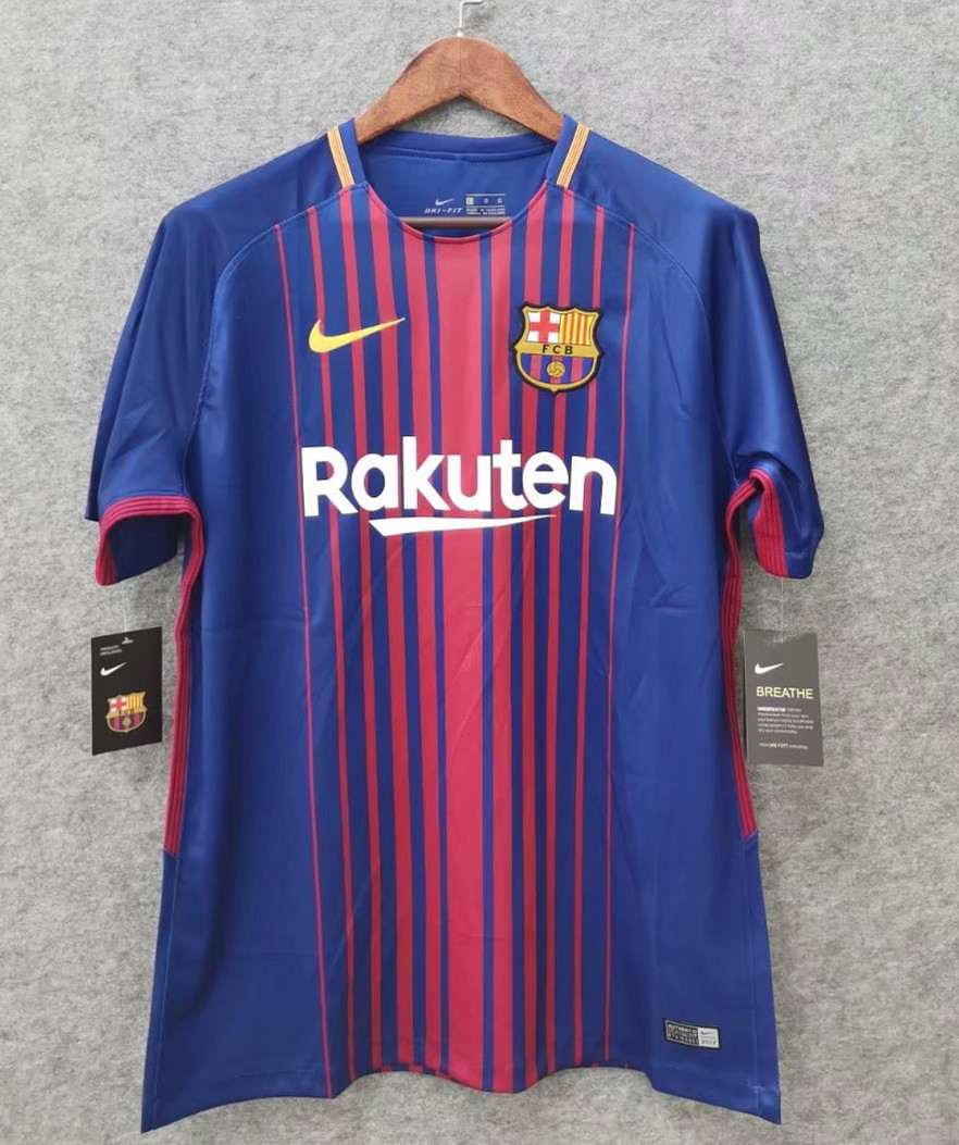 17/18 Barcelona Home Retro Jersey - leoleo123123