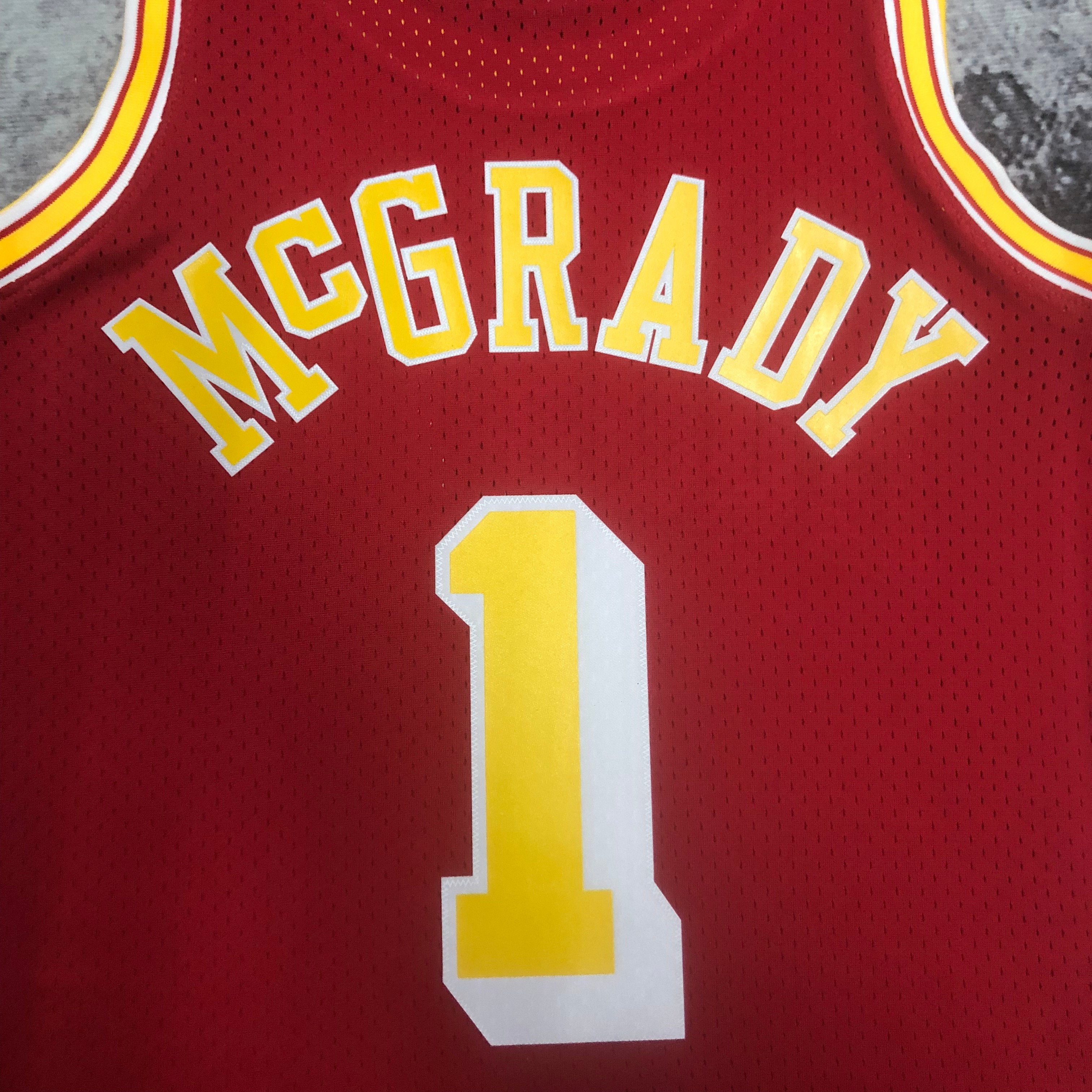 NBA Men 04-05 Houston Rockets Red #1 McGRADY Classics Swingman Jersey - leoleo123123