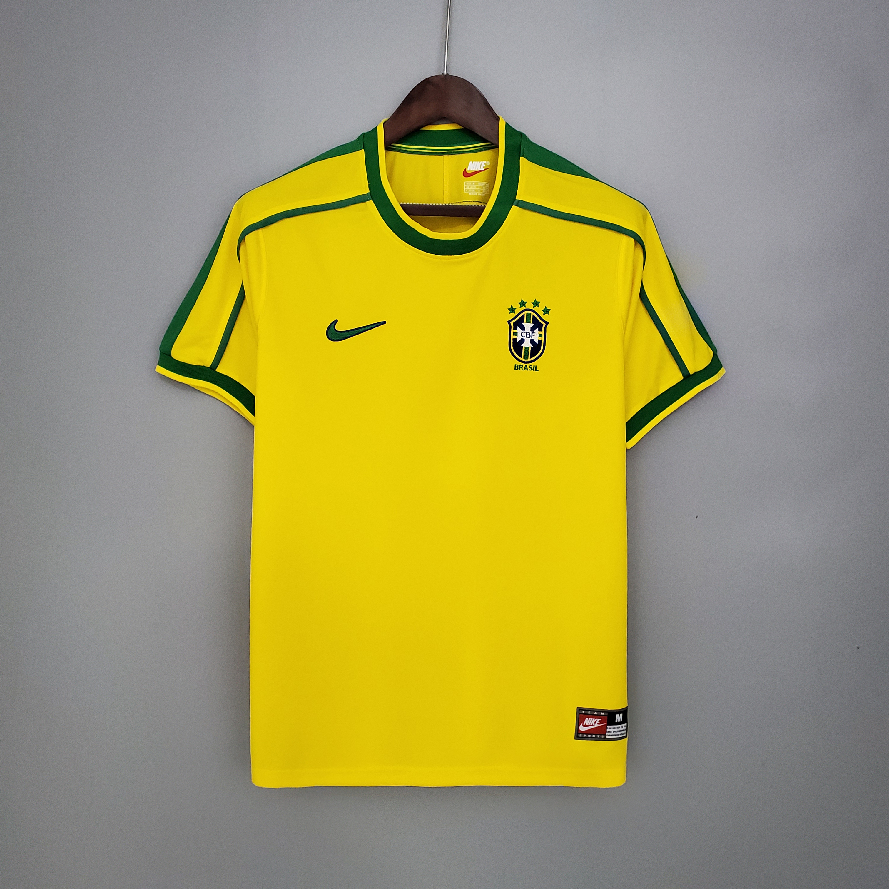 1998 Brazil Home Retro Jersey - leoleo123123