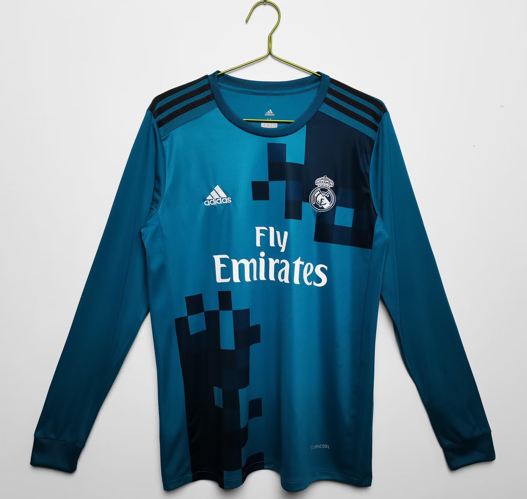 17/18 Real Madrid Third Retro Jersey Long Sleeve - leoleo123123