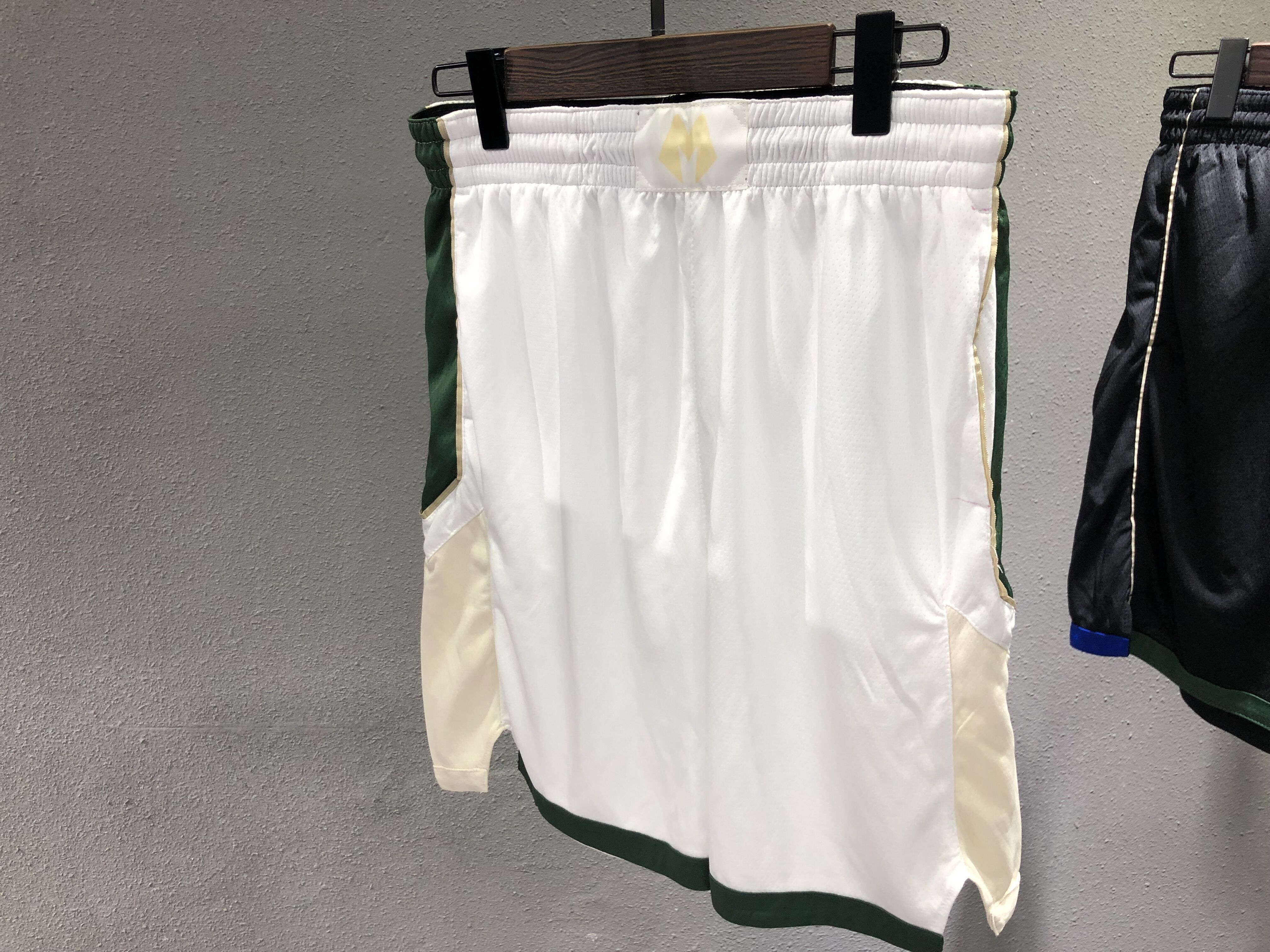 NBA Men Milwaukee Bucks White Pant Short High Quality Name and Number Print - leoleo123123