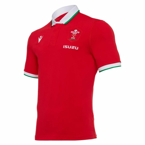 Rugby Season 2021 Wales National Red Rugby Polo High Quality - leoleo123123