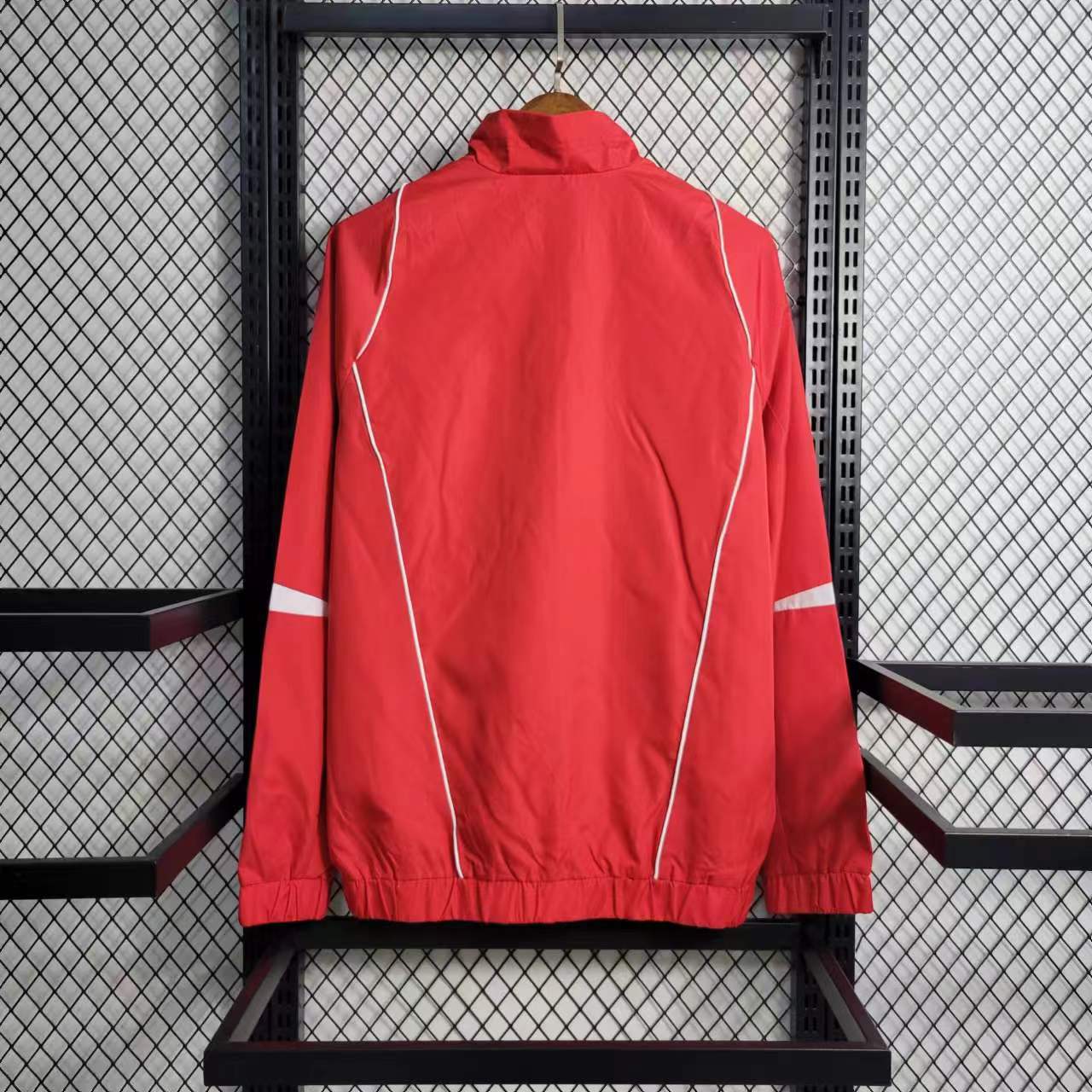 22/23 Mexico Red Windbreaker Jacket Black Thai Quality - leoleo123123