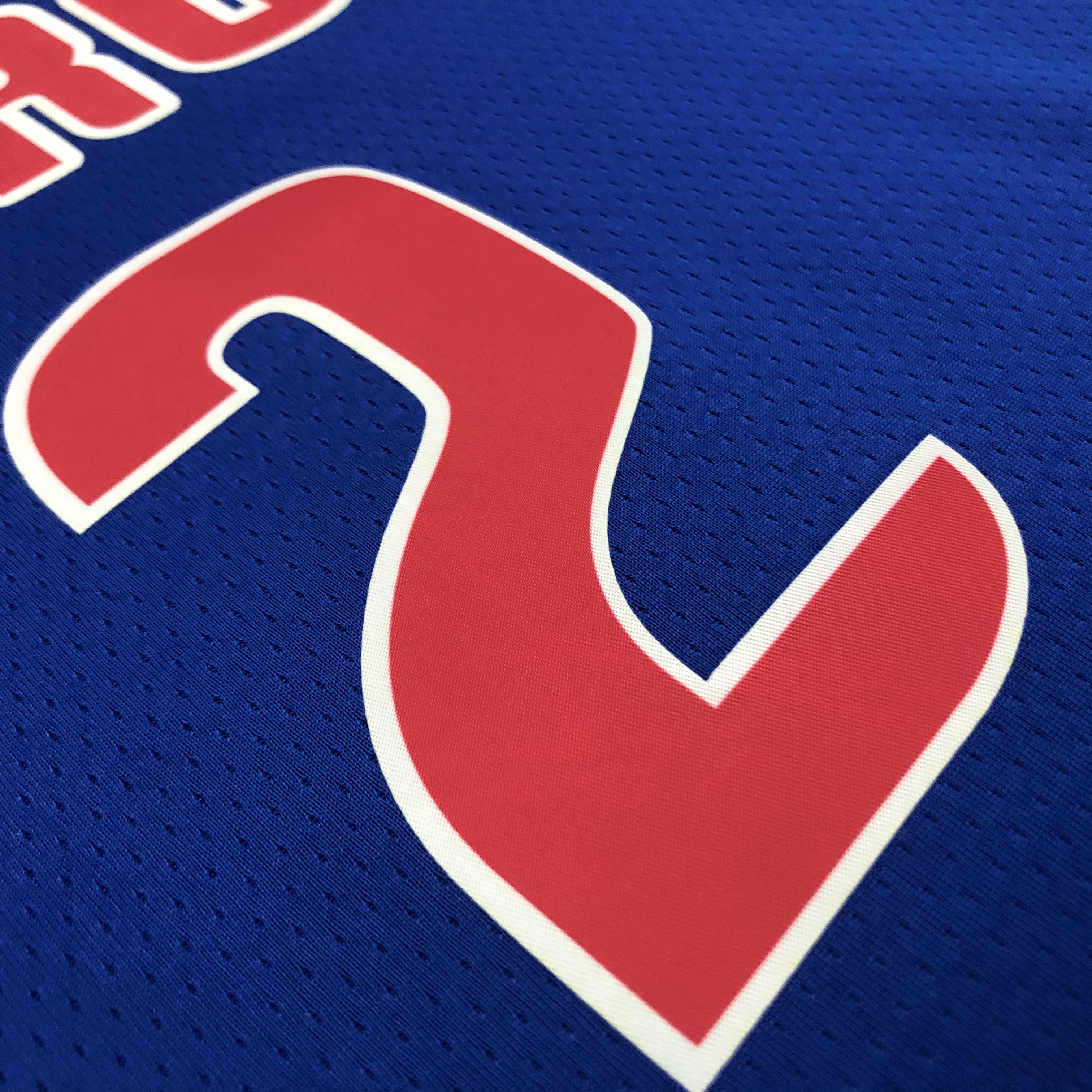 NBA 75th Anniversary Detroit Pistons Blue #2 CUNNINGHAM Jersey High Quality Name and Number Print - leoleo123123