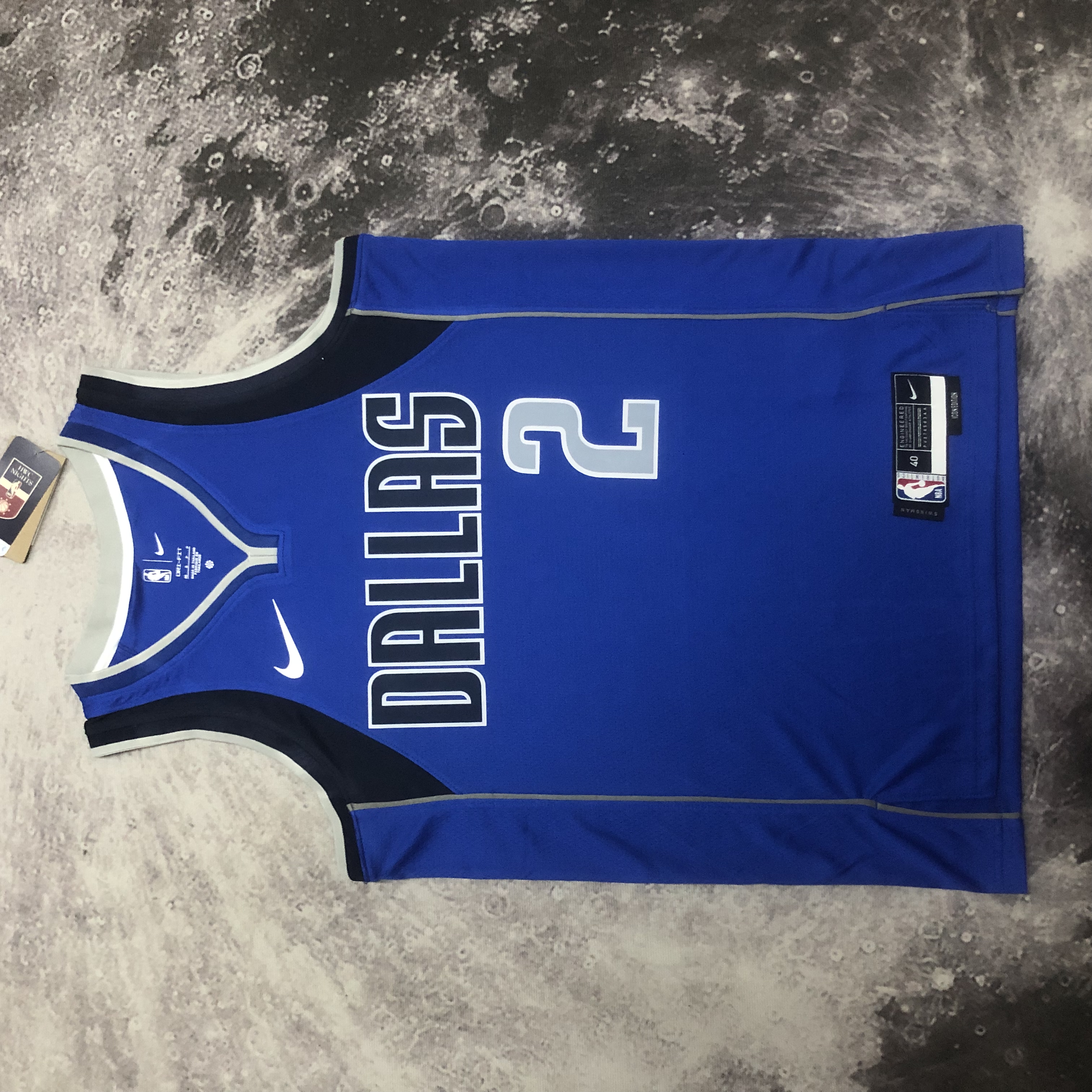 NBA Men 2023 Dallas Mavericks Blue #2 IRVING Jersey High Quality Name and Number Print - leoleo123123