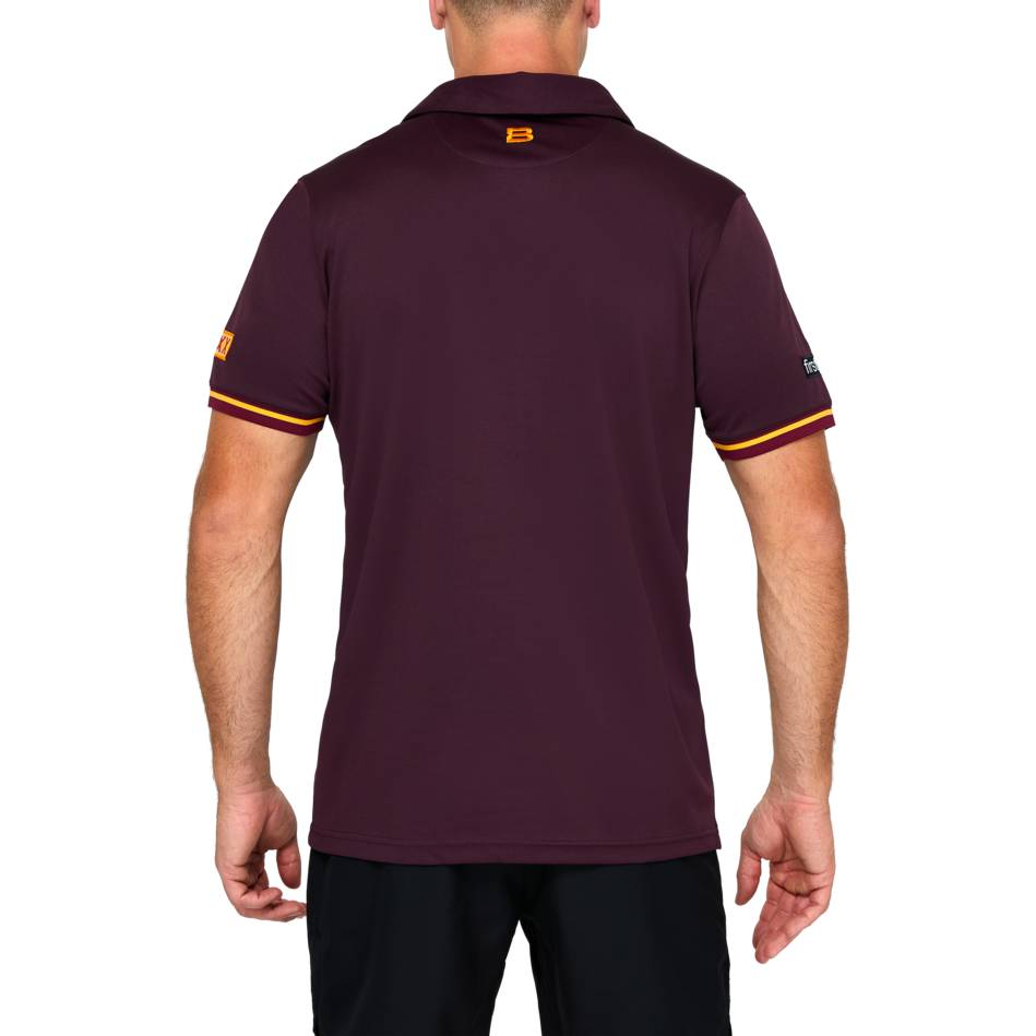 Rugby Season 2021 Broncos Brisbane Purple Red Rugby Polo High Quality - leoleo123123