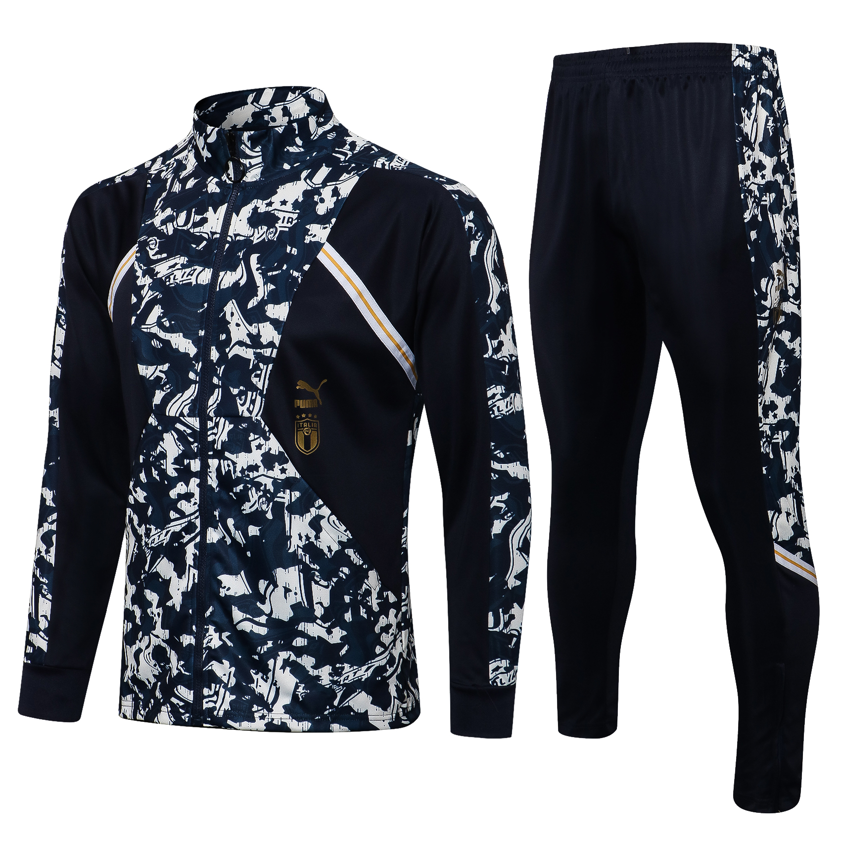 21-22 Italy Dark Blue Jacket Tracksuit Thai Quality - leoleo123123