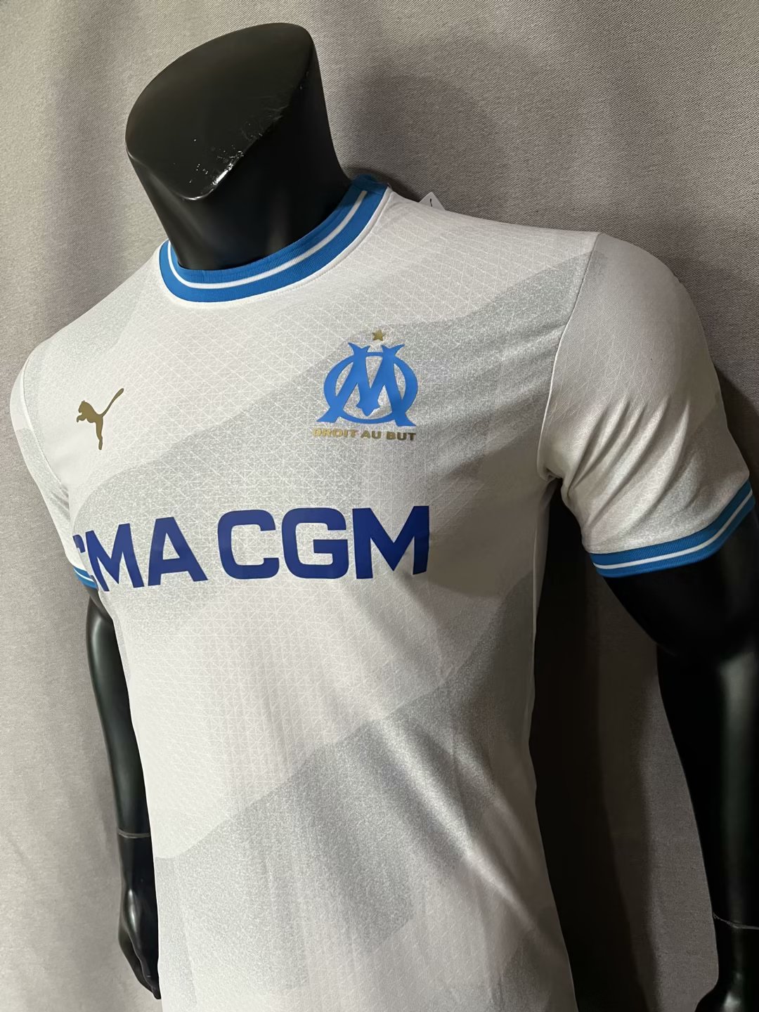 23/24 Marseille Home Jersey Player Version 1:1 Quality (chaoshen) - leoleo123123