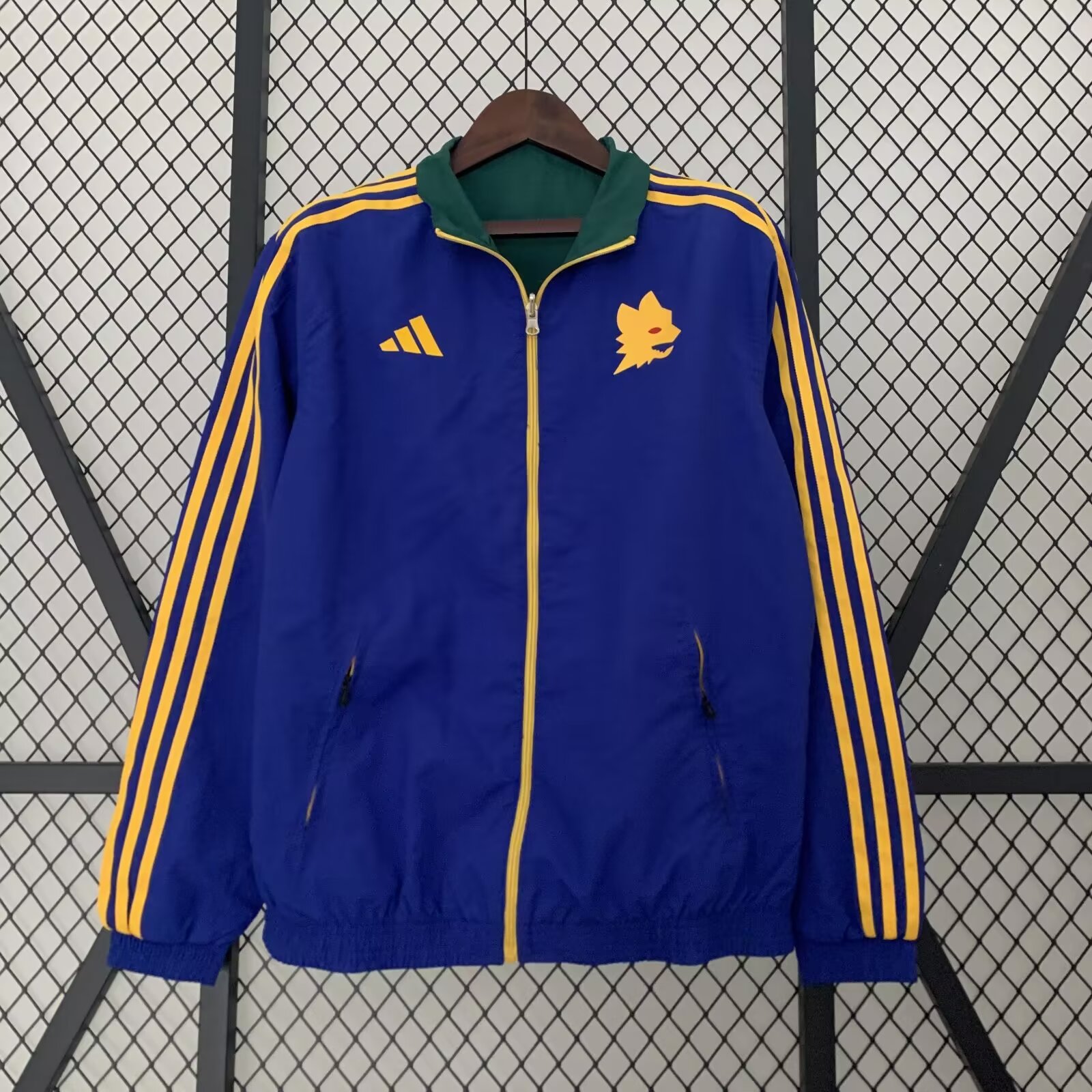 23/24 Roma Windbreaker Jacket two-sided Jacket Thai Quality - leoleo123123