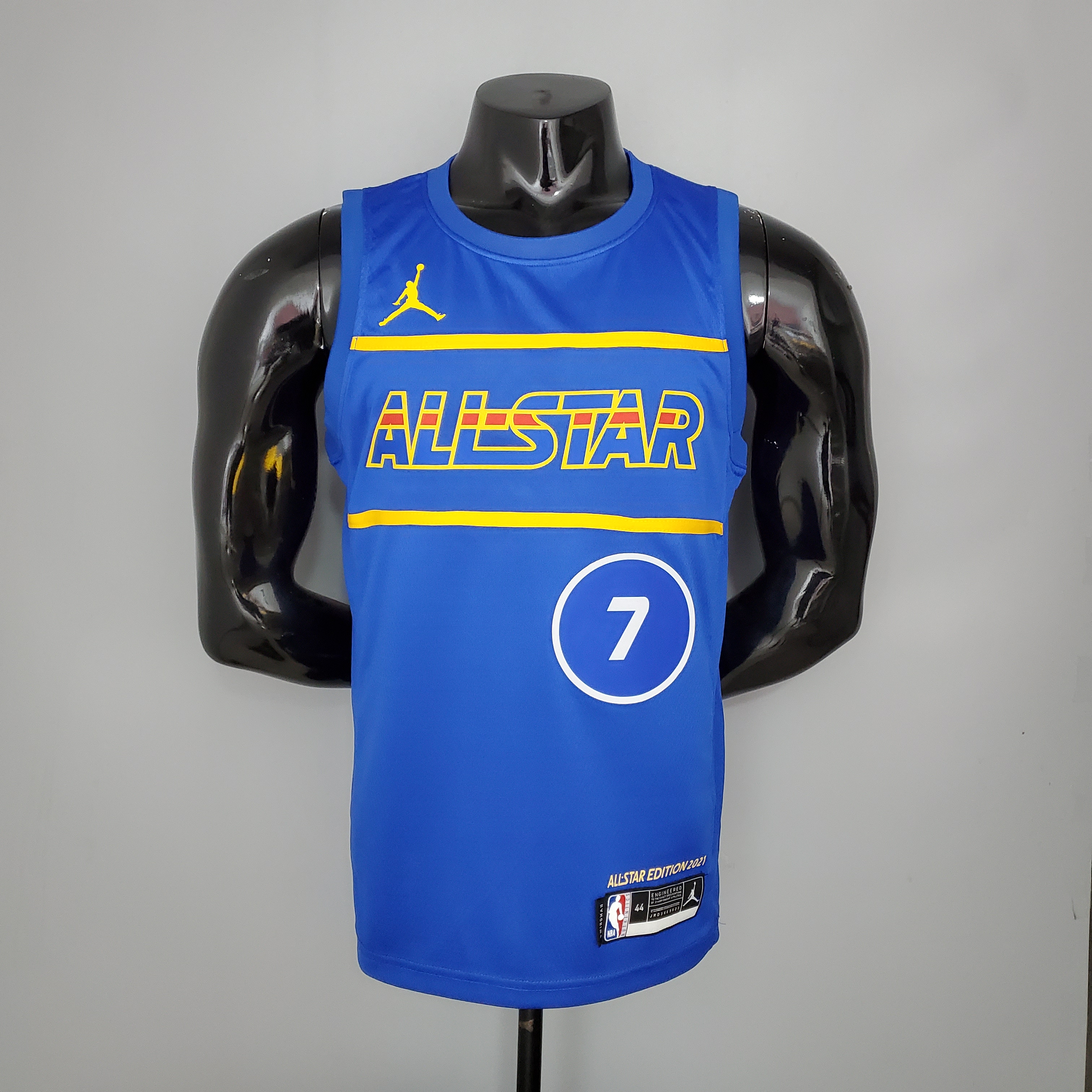 NBA Men 2021 All Star Jerseys Blue #7 DURANT Jersey High Quality Name and Number Print - leoleo123123