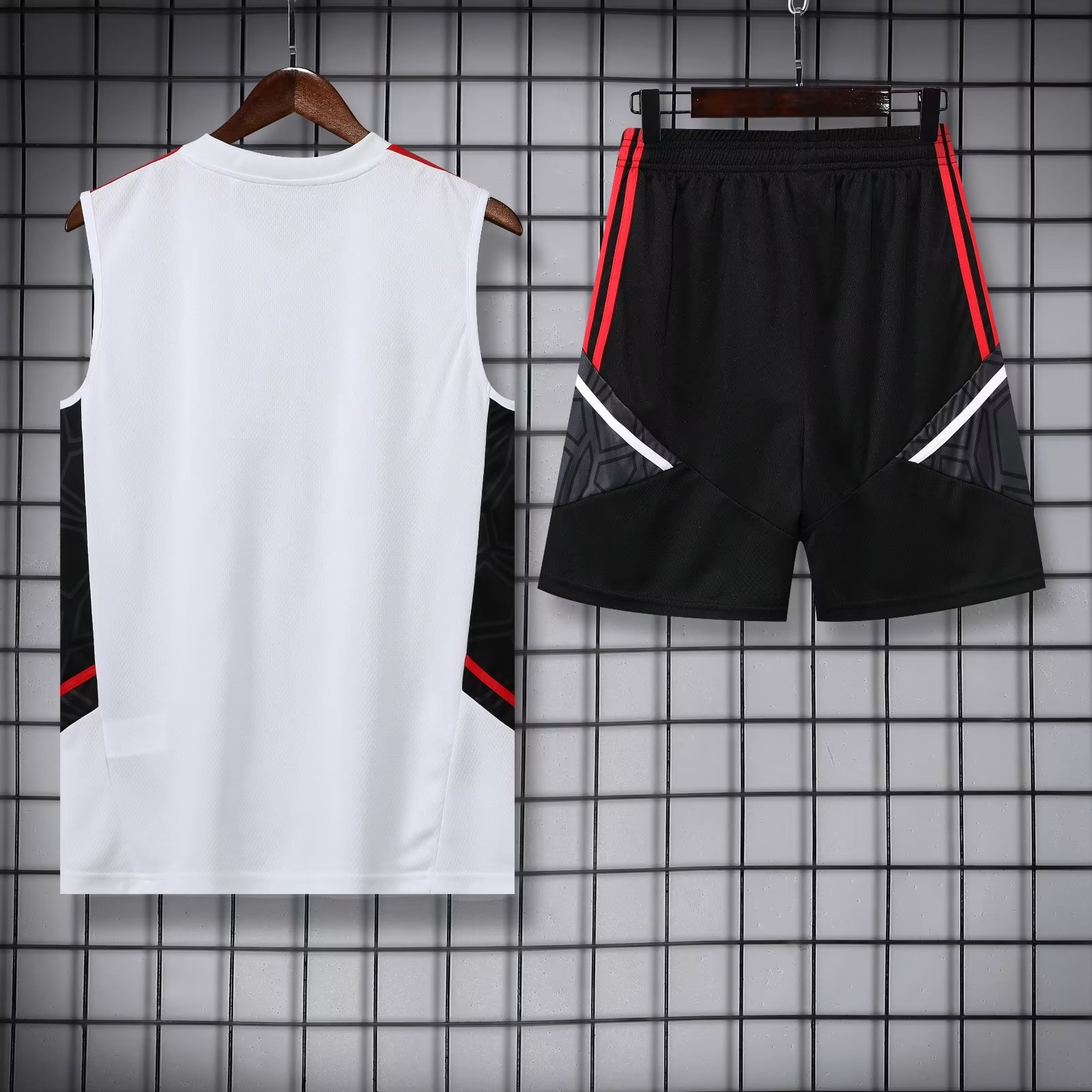 22/23 Manchester United White Vest Training Tracksuit - leoleo123123