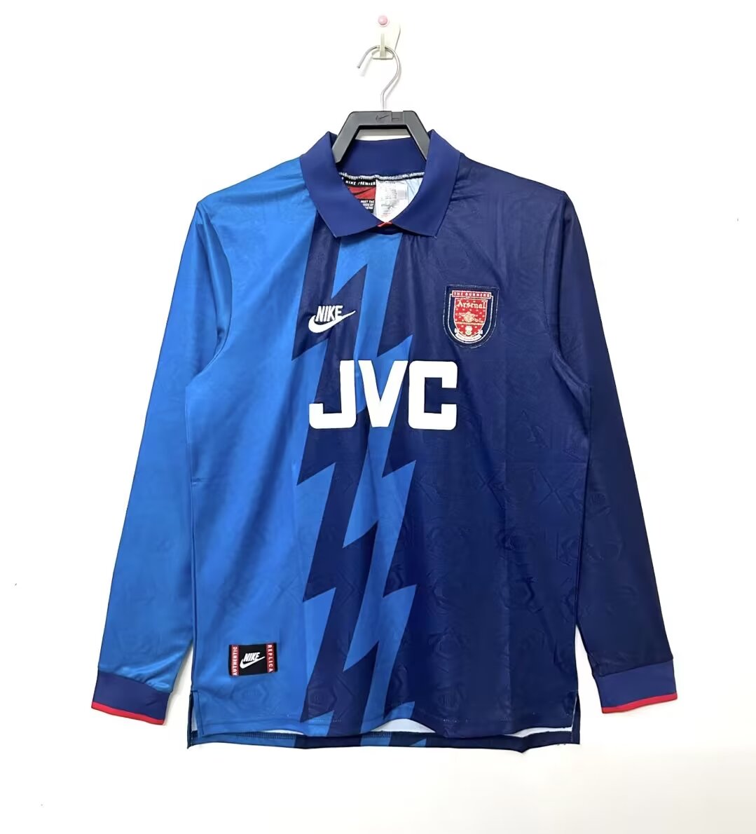 95/96 Arsenal Away Retro Jersey Long Sleeve - leoleo123123