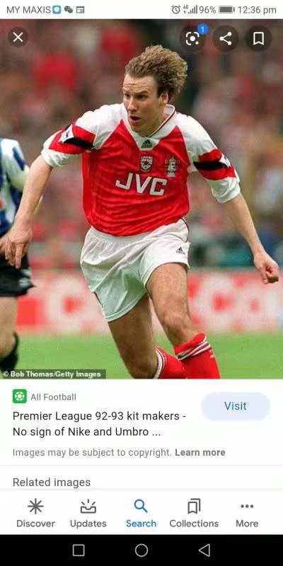 92-93 Arsenal Home M Retro Jersey - leoleo123123