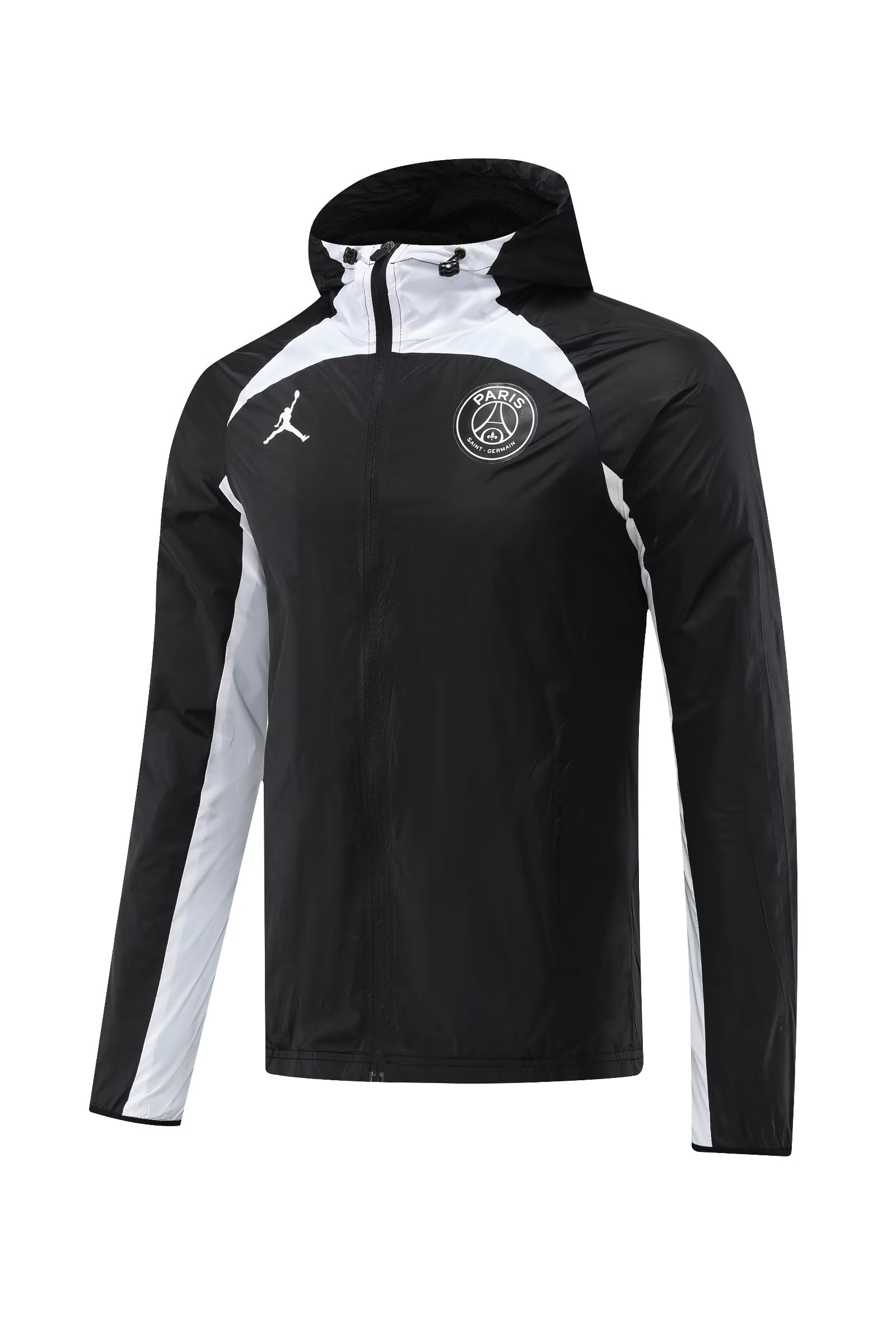 22/23 PSG Black Nike Logo Windbreaker Jacket Thai Quality - leoleo123123