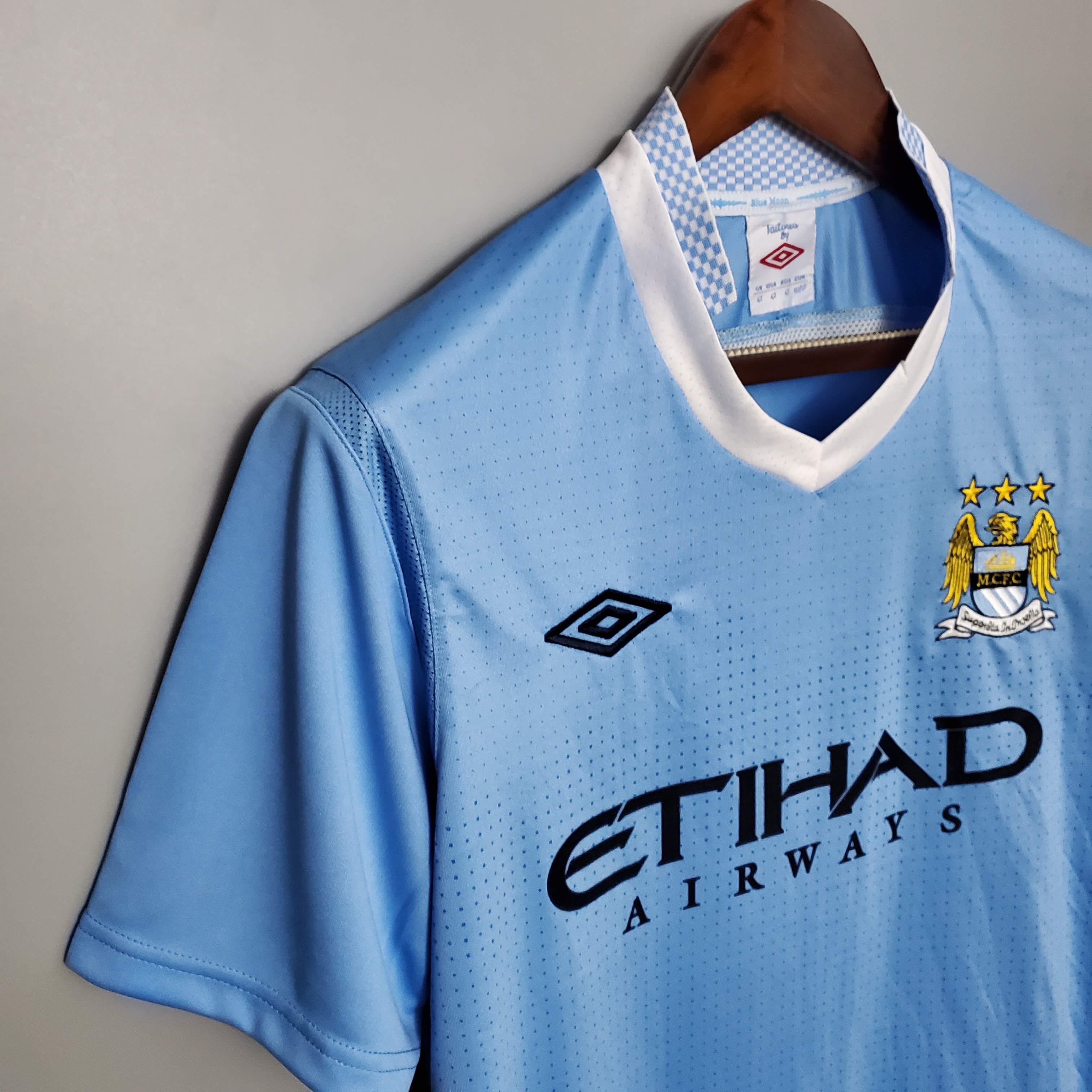 11/12 Man City Home Retro Jersey - leoleo123123