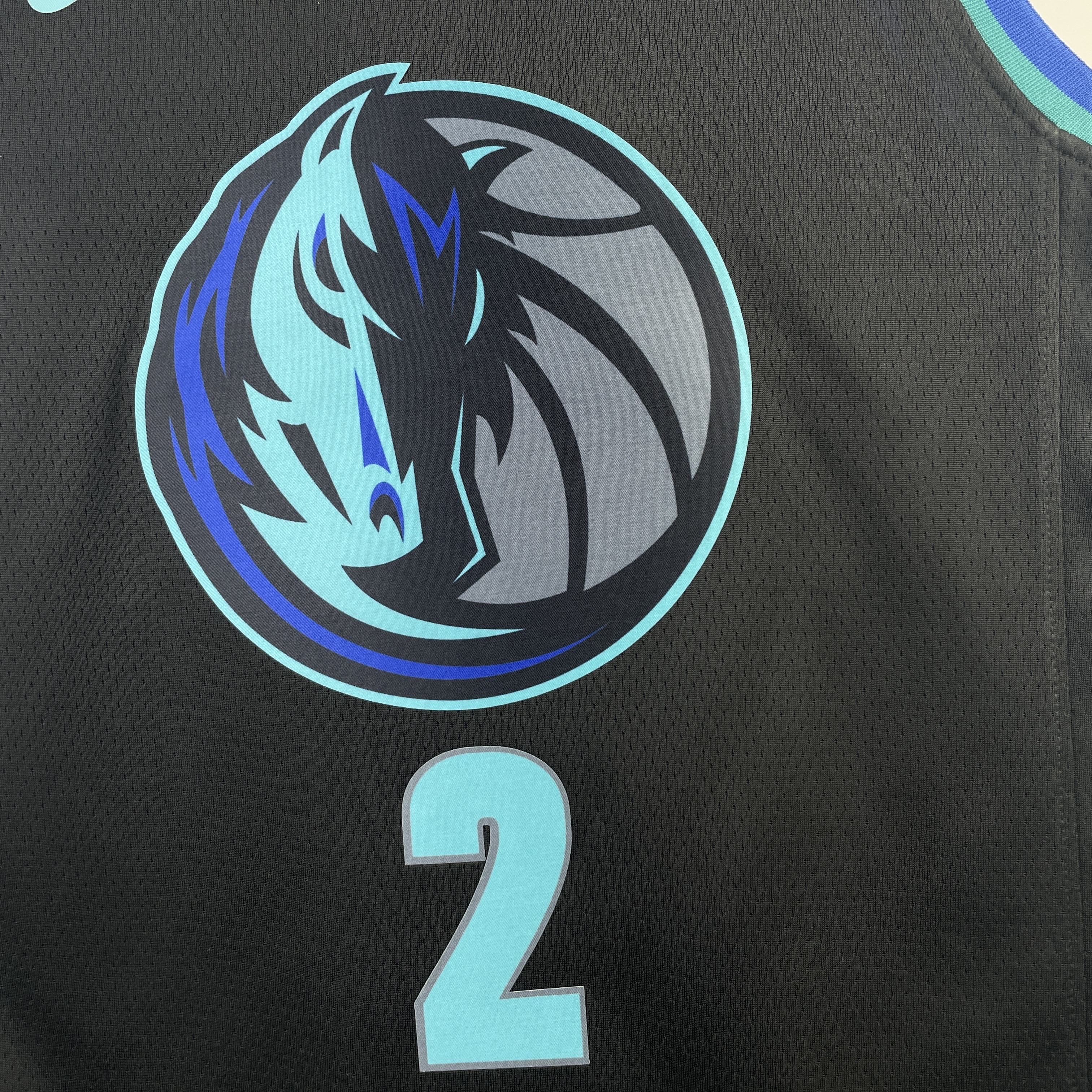 NBA Men Season 2023 Dallas Mavericks Black #2 IRVING Jersey High Quality Name and Number Print - leoleo123123