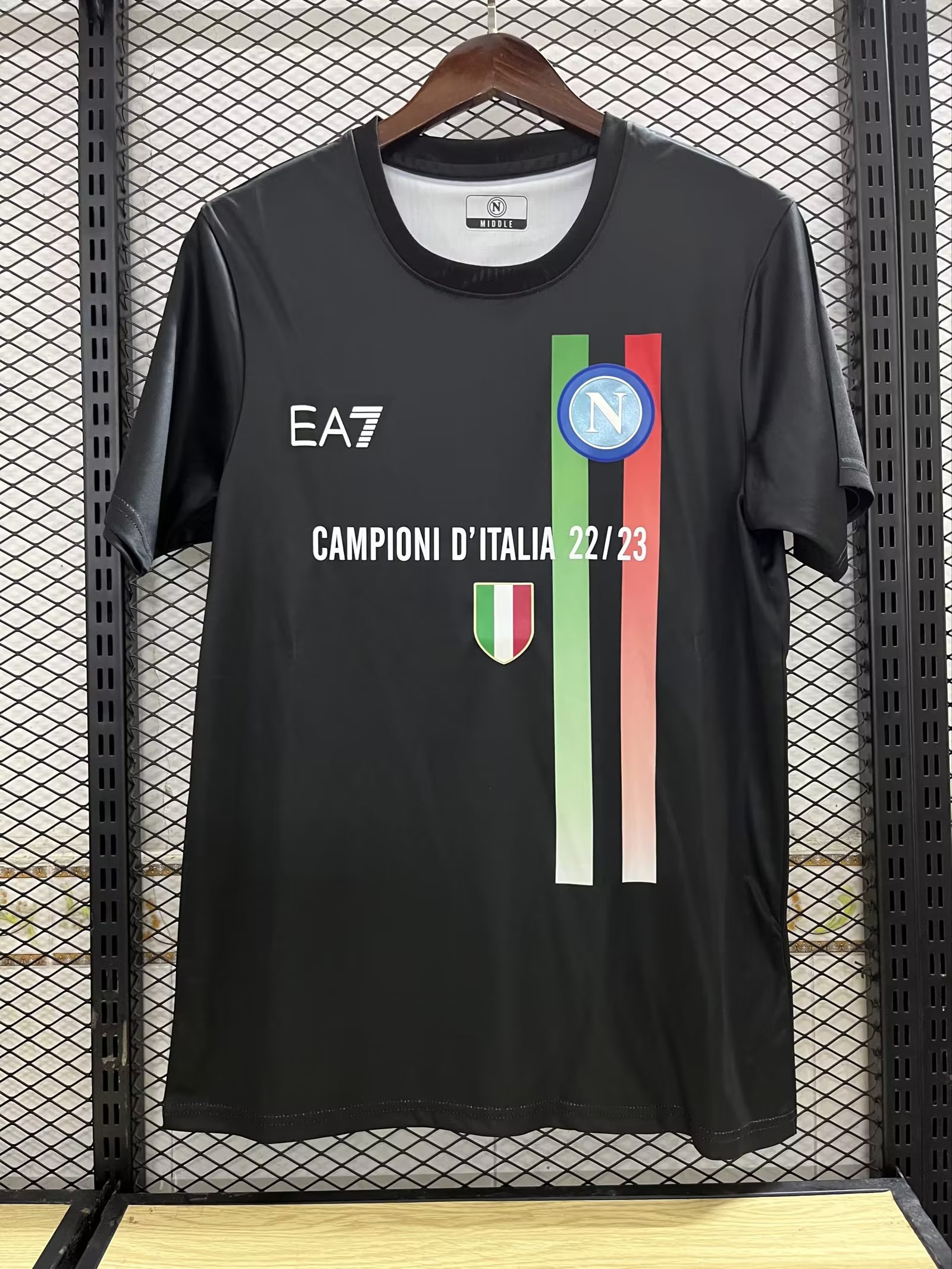 22/23 Napoli Champions Black Jersey Fan Version Thai Quality - leoleo123123