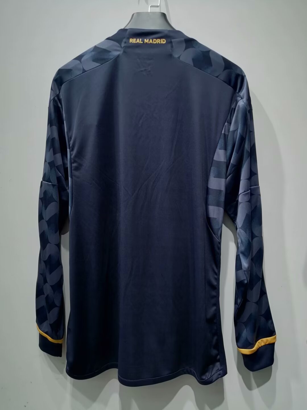 23/24 Real Madrid Away Jersey Long Sleeve 1:1 Quality Fan Version - leoleo123123