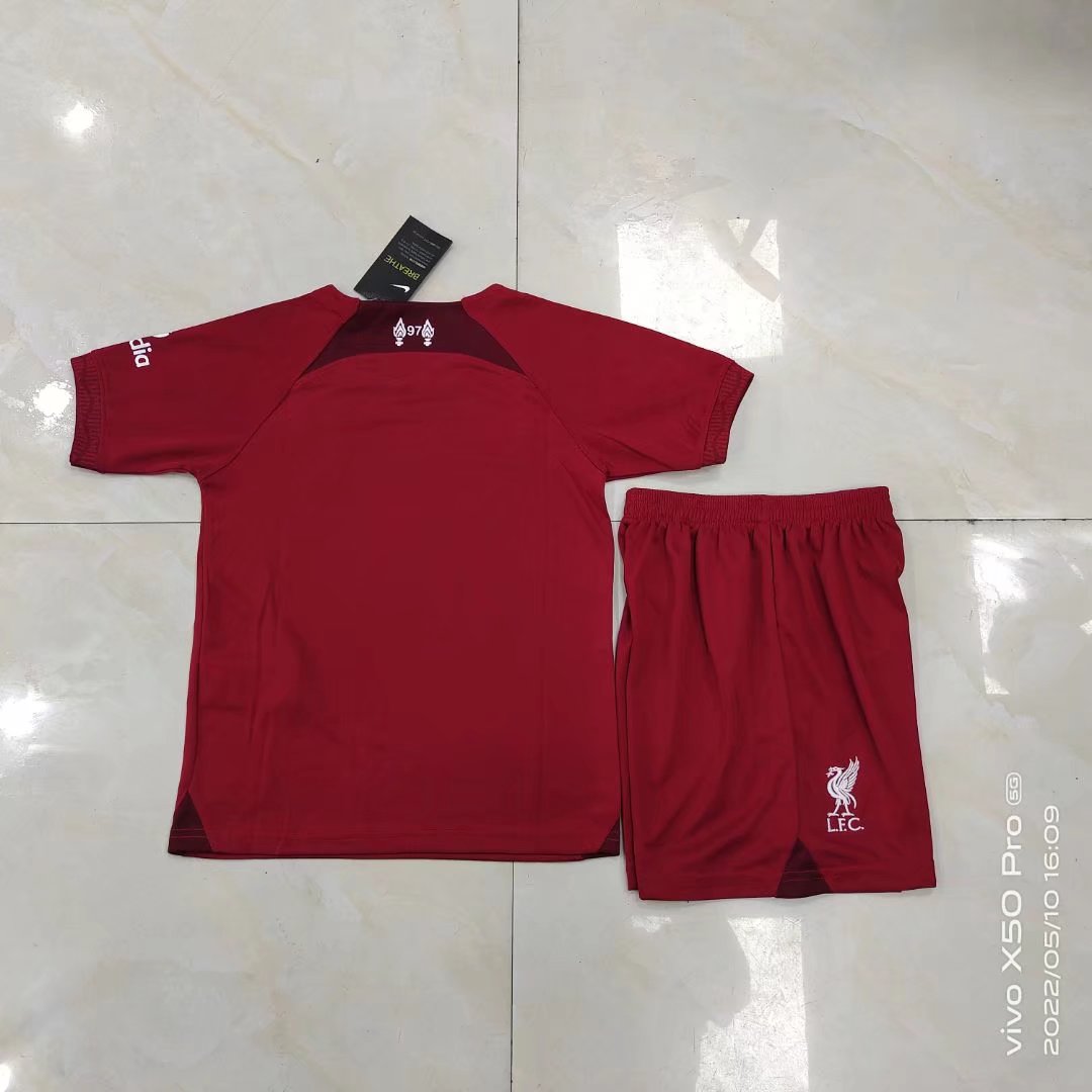 22/23 Liverpool Home Kids Jersey - leoleo123123