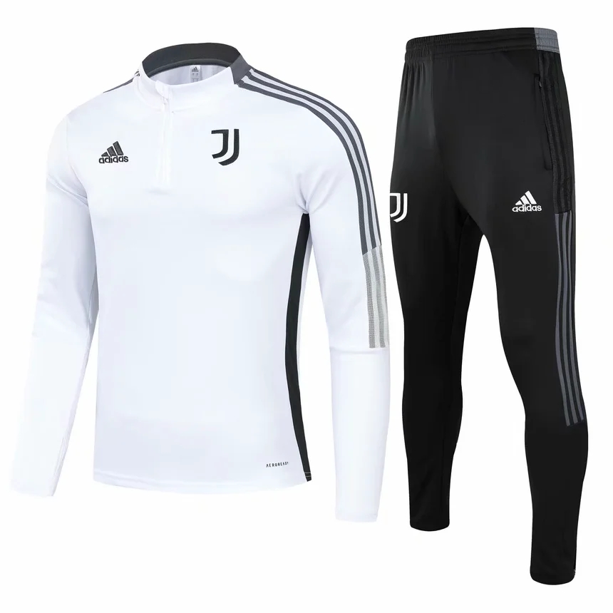 21-22 Juventus White Sweater Tracksuit Thai Quality - leoleo123123