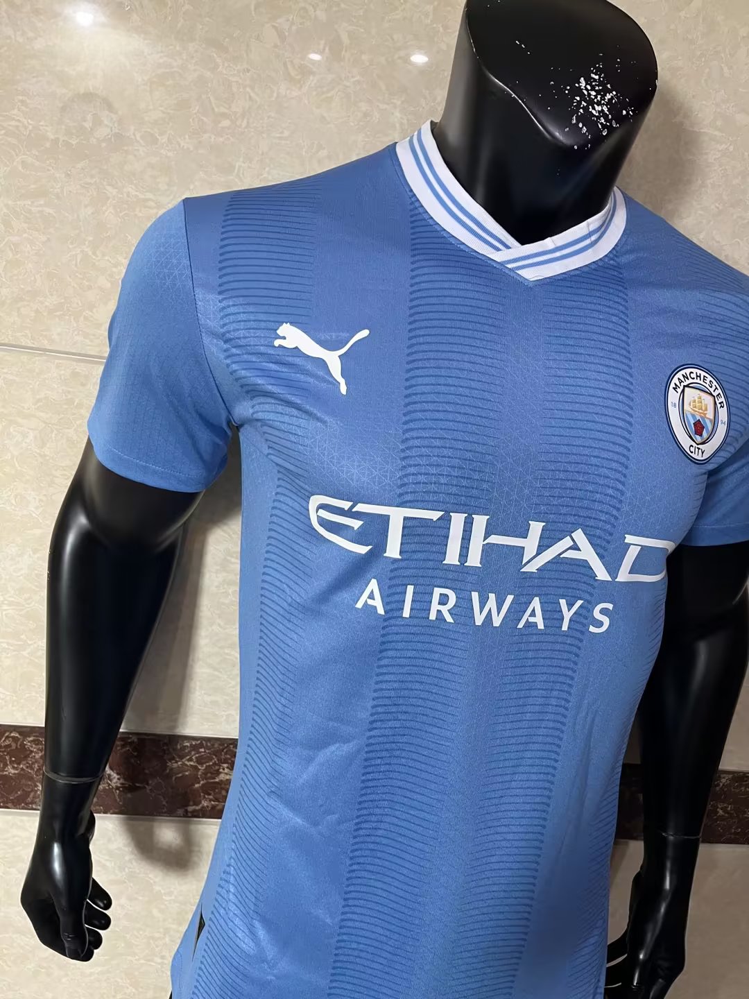 23/24 Man City Home Jersey Player Version 1:1 Quality - leoleo123123