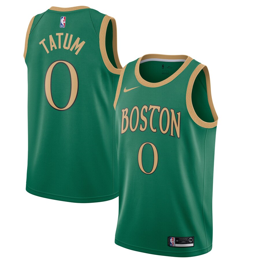 NBA Boston Celtics Green New City19-20 #0 TATUM Jersey High Quality Name and Number Print - leoleo123123