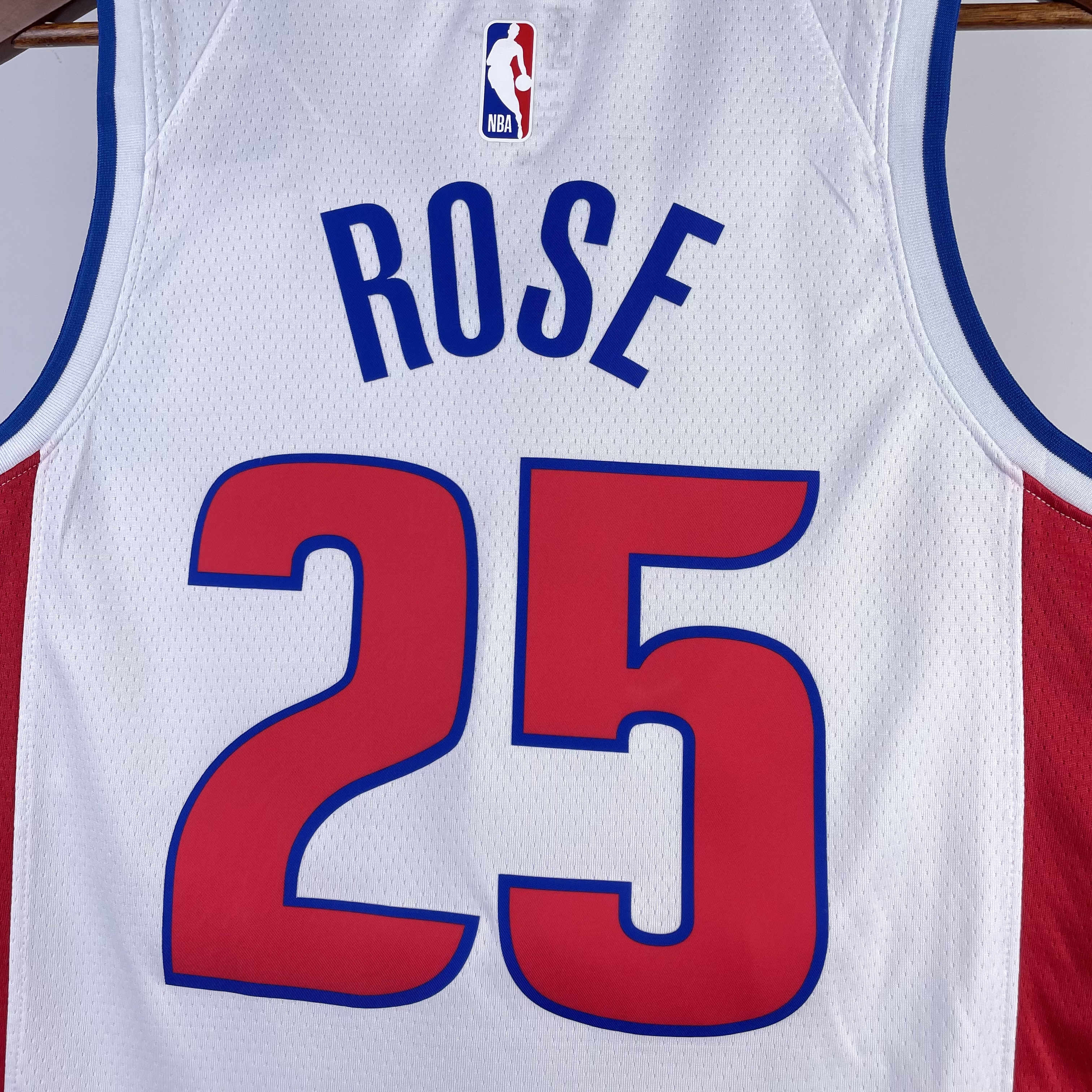 NBA Season 2023 Detroit Pistons White #25 ROSE Jersey High Quality Name and Number Print - leoleo123123