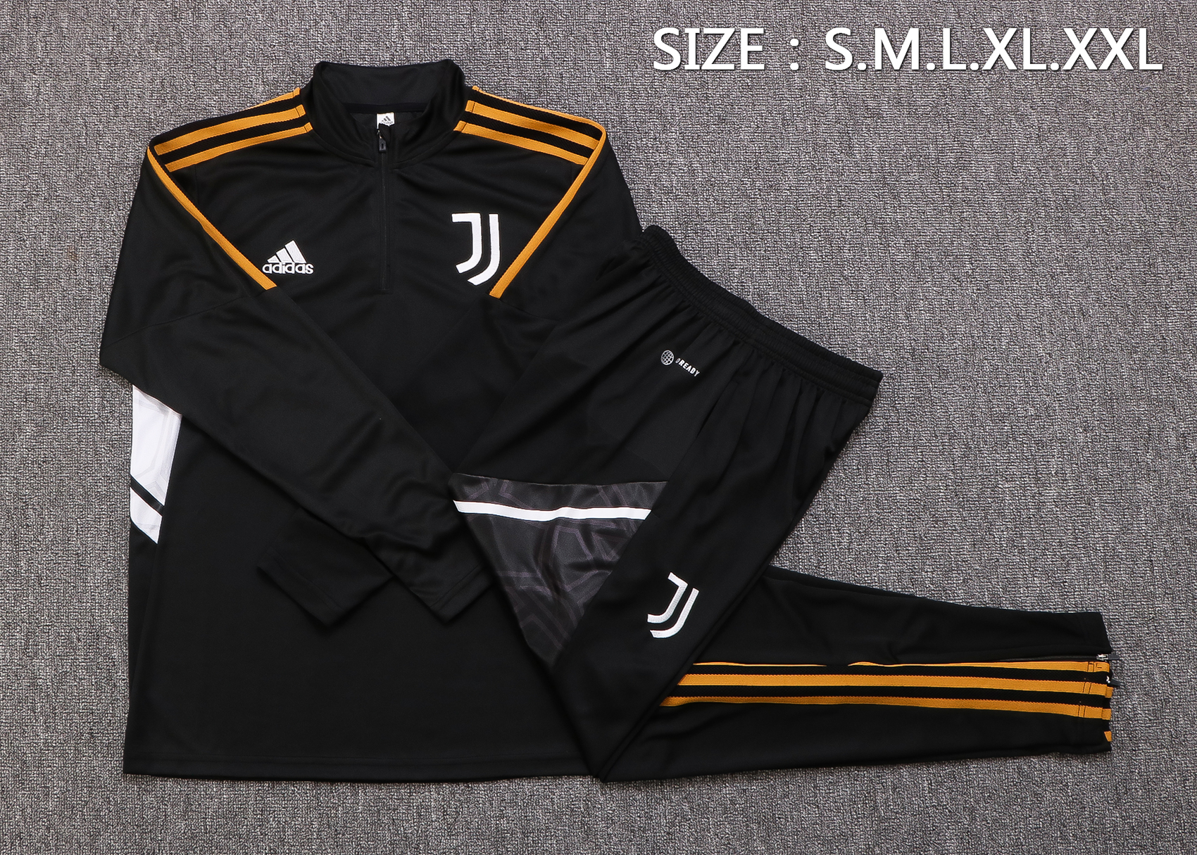 22-23 Juventus Black Sweater Tracksuit Thai Quality - leoleo123123
