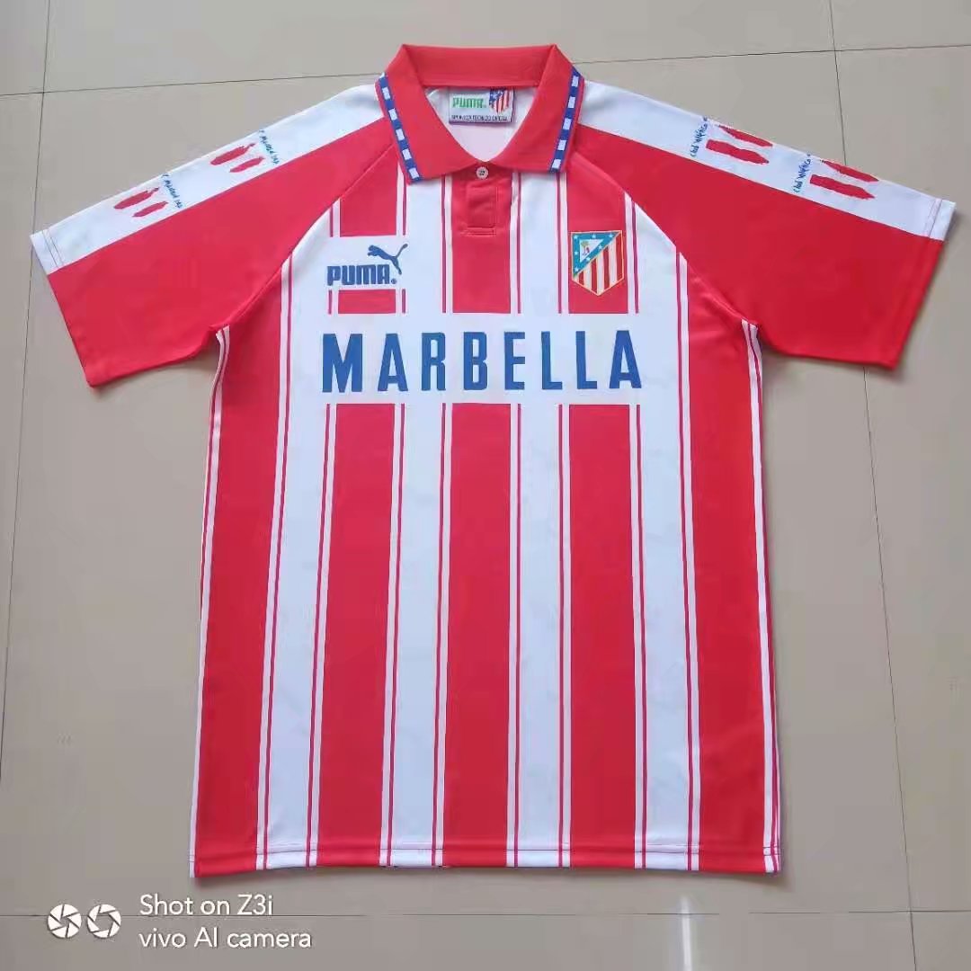 94/95 At Madrid Home Retro Jersey - leoleo123123