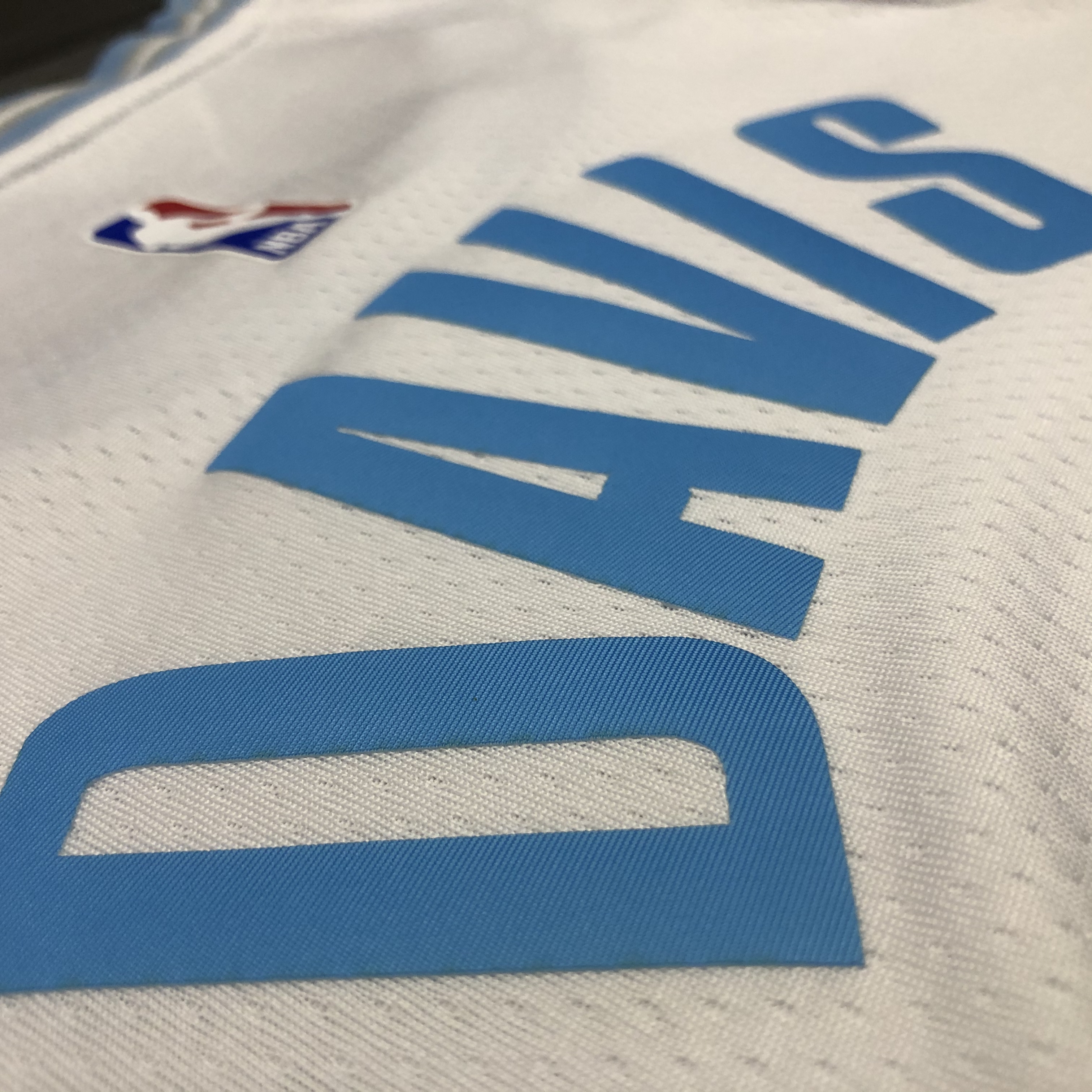 NBA Men Season 2021 Los Angeles Lakers White Round Neck #3 DAVIS Jersey High Quality Name and Number Print - leoleo123123