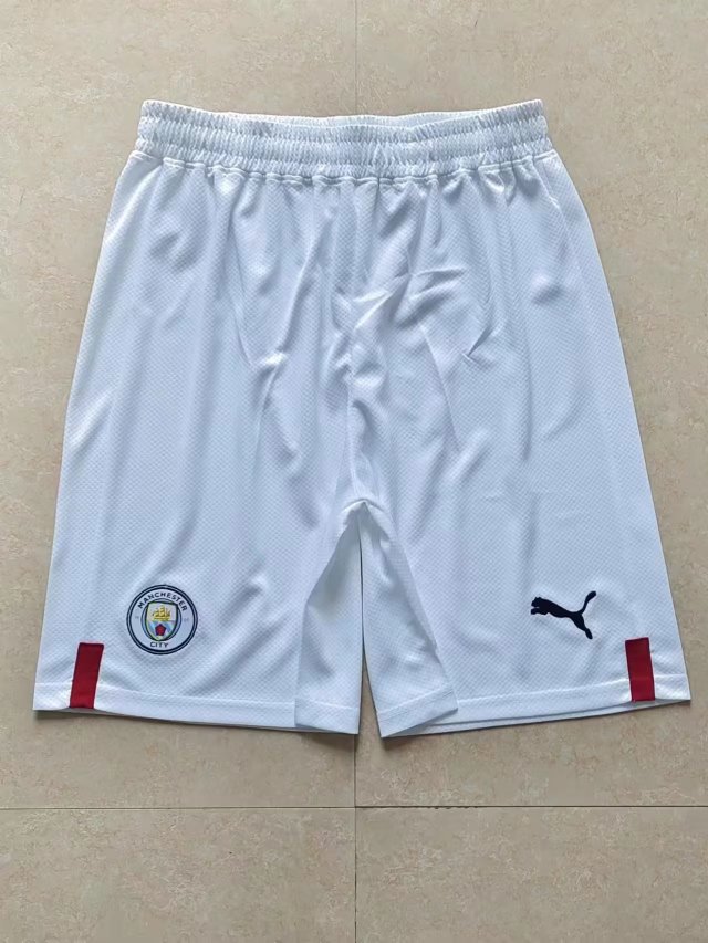 22/23 Man City White Short Pants - leoleo123123