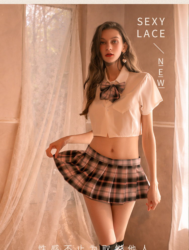 夜听香新款情趣内衣性感jk制服学生女装火辣水手服百褶裙短裙套装 - leoleo123123