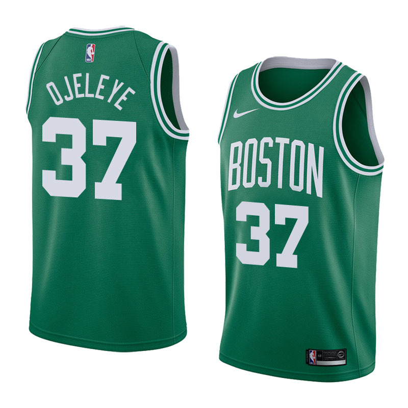 NBA Boston Celtics Green with White Name #37 DJELEYE Jersey High Quality Name and Number Print - leoleo123123