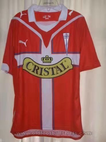 2009 Universidad Catolica Away Retro Jersey With Sponsors Fans Soccer Jersey - leoleo123123