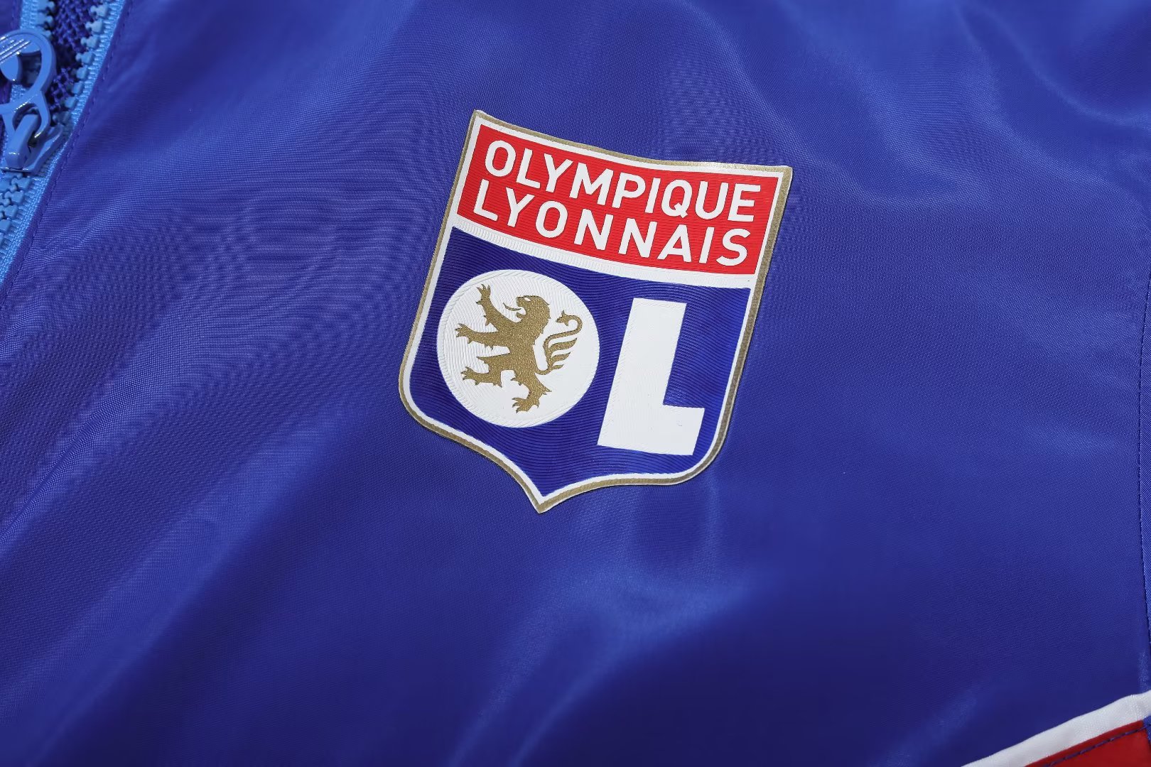 23/24 Lyon Blue Windbreaker Jacket 1:1 Quality - leoleo123123
