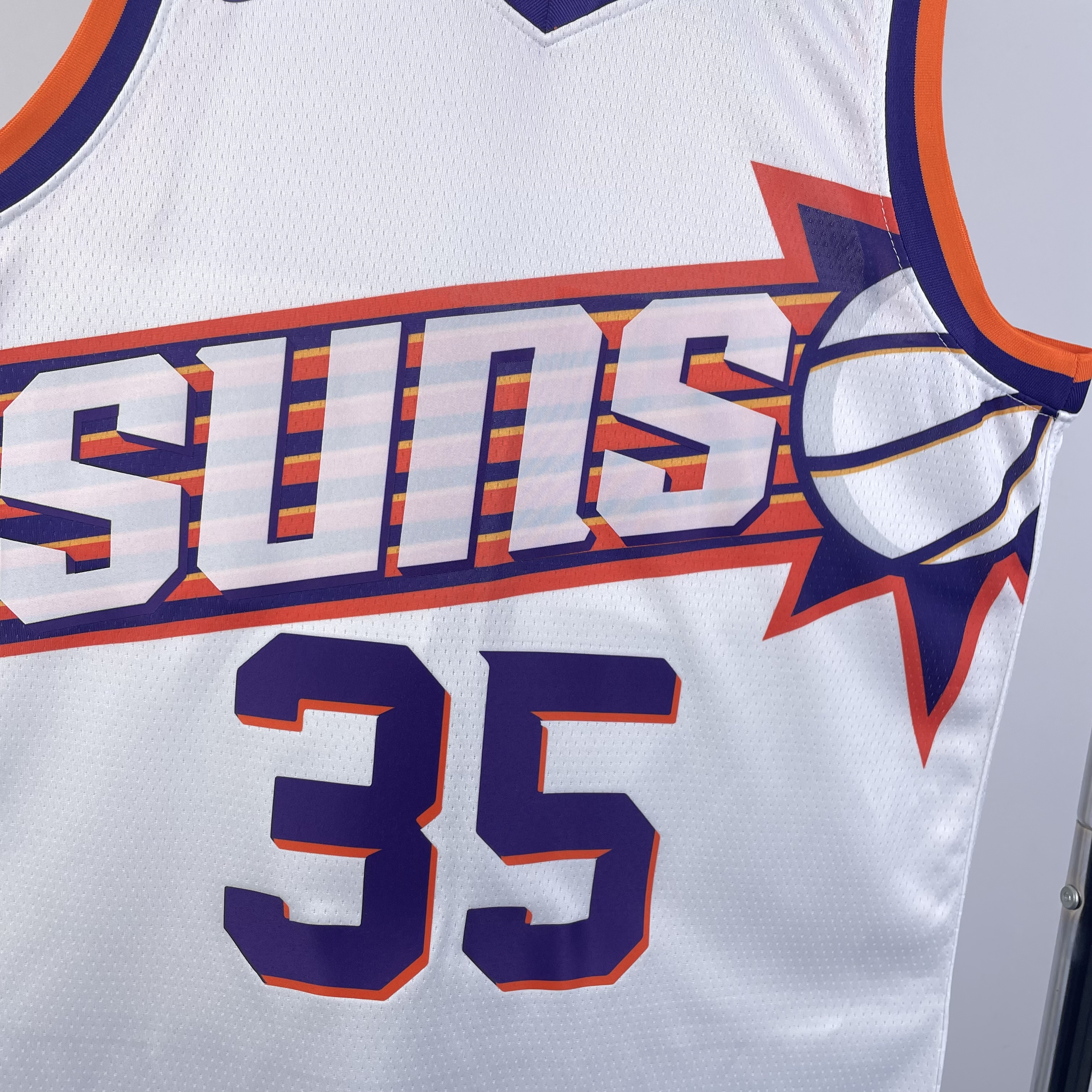 NBA Men 2024 Phoenix Suns White #35 DURANT Jersey High Quality Name and Number Print - leoleo123123